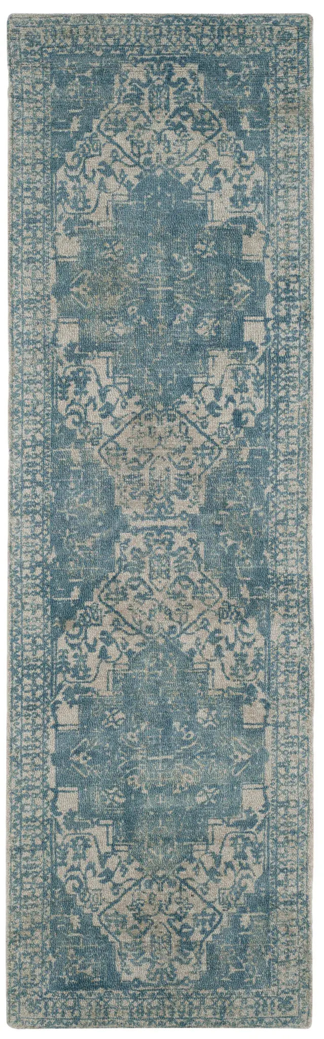 Restoration Vintage Medallion Hand-Tufted Wool Rug