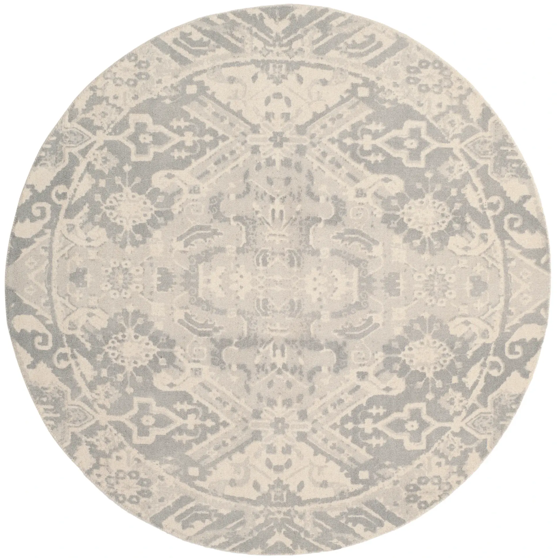 Restoration Vintage Distressed Hand-Tufted Wool Rug