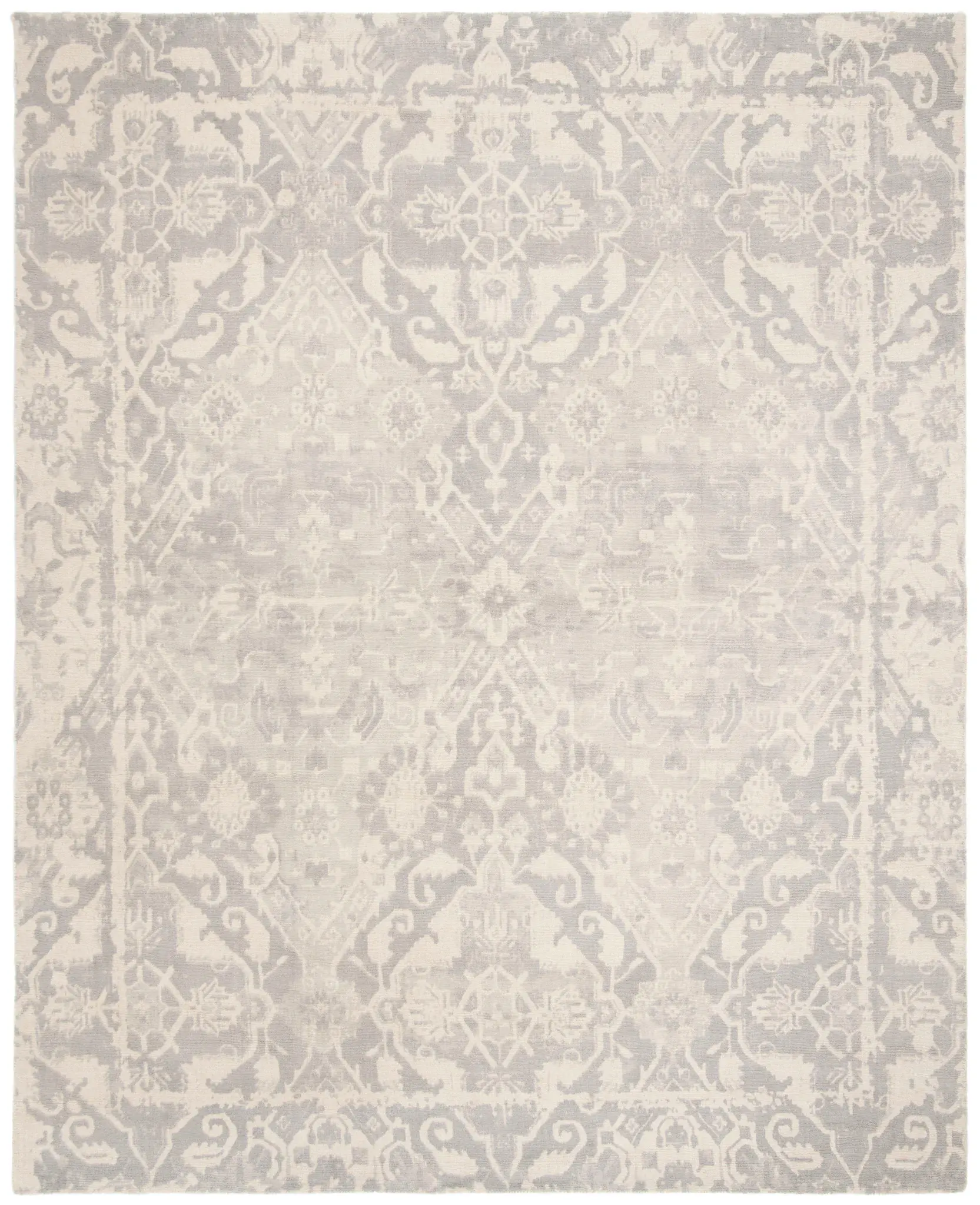 Restoration Vintage Distressed Hand-Tufted Wool Rug