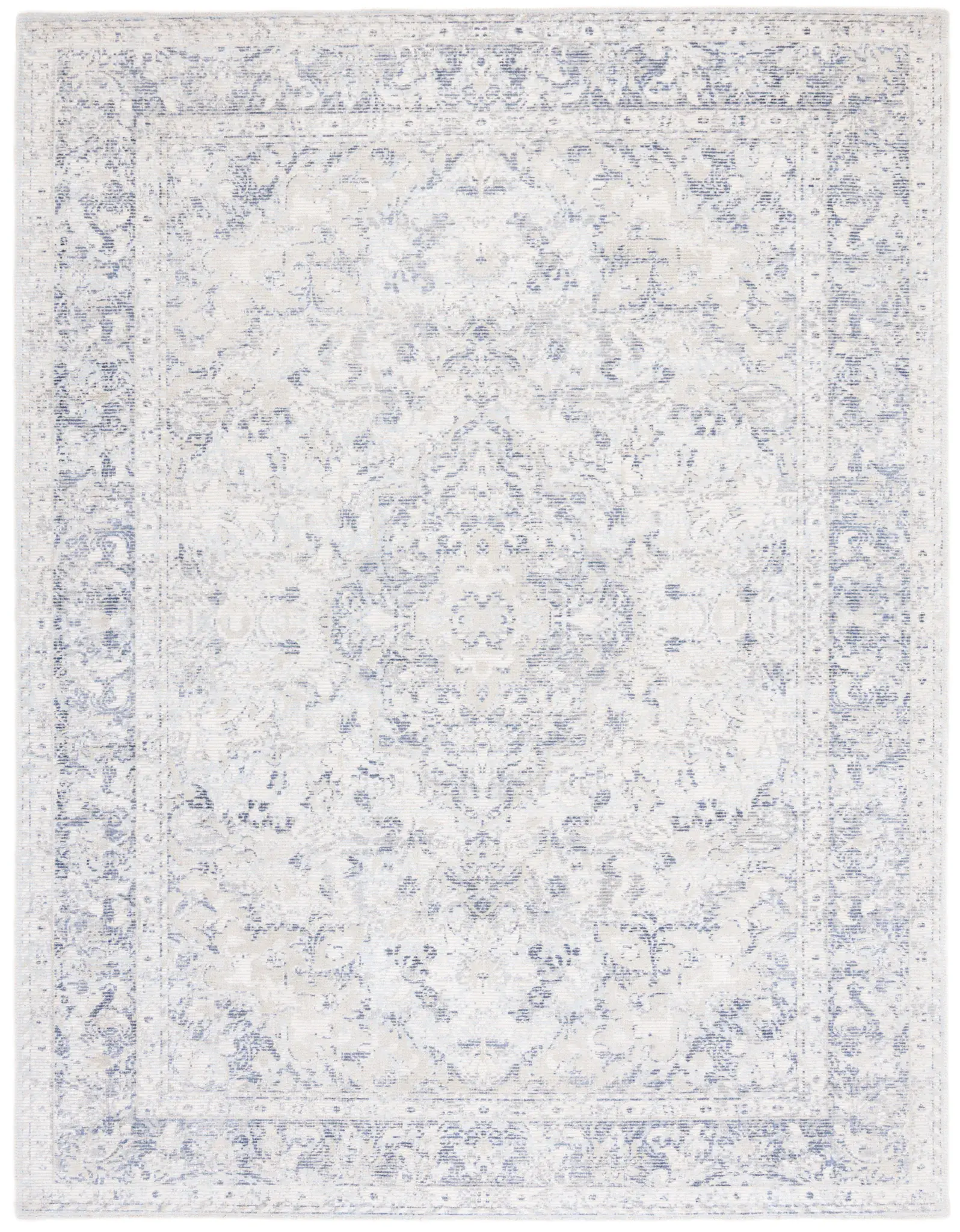 Restoration Vintage Traditional Medallion Hand-Loomed Rug
