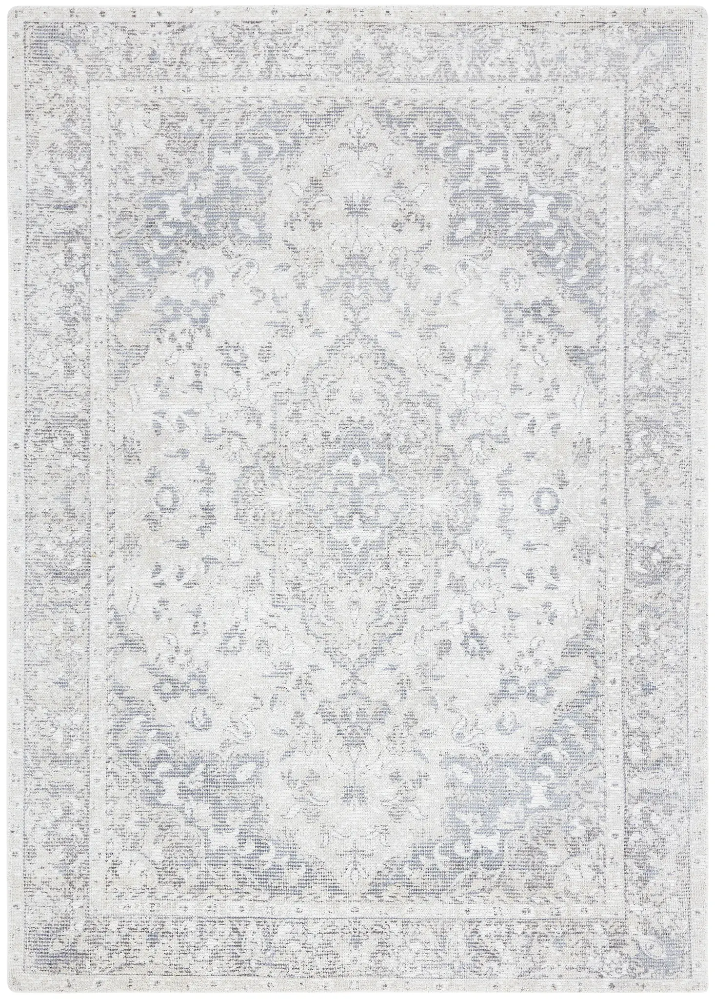 Restoration Vintage Adara Floral Medallion Hand-Loomed Rug
