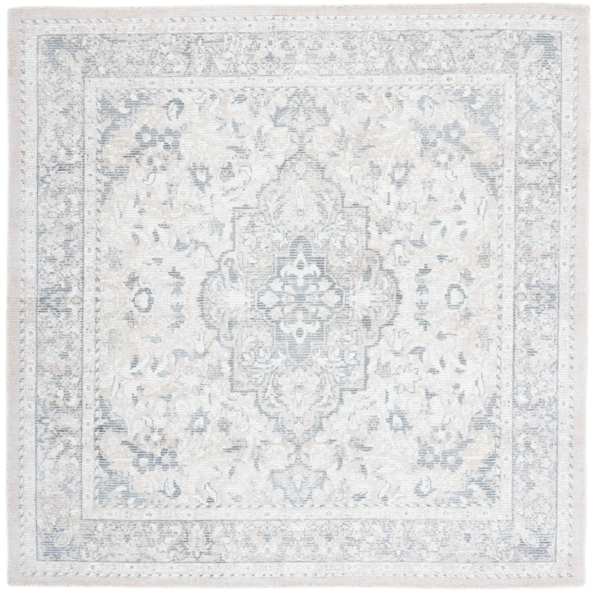 Restoration Vintage Adara Floral Medallion Hand-Loomed Rug