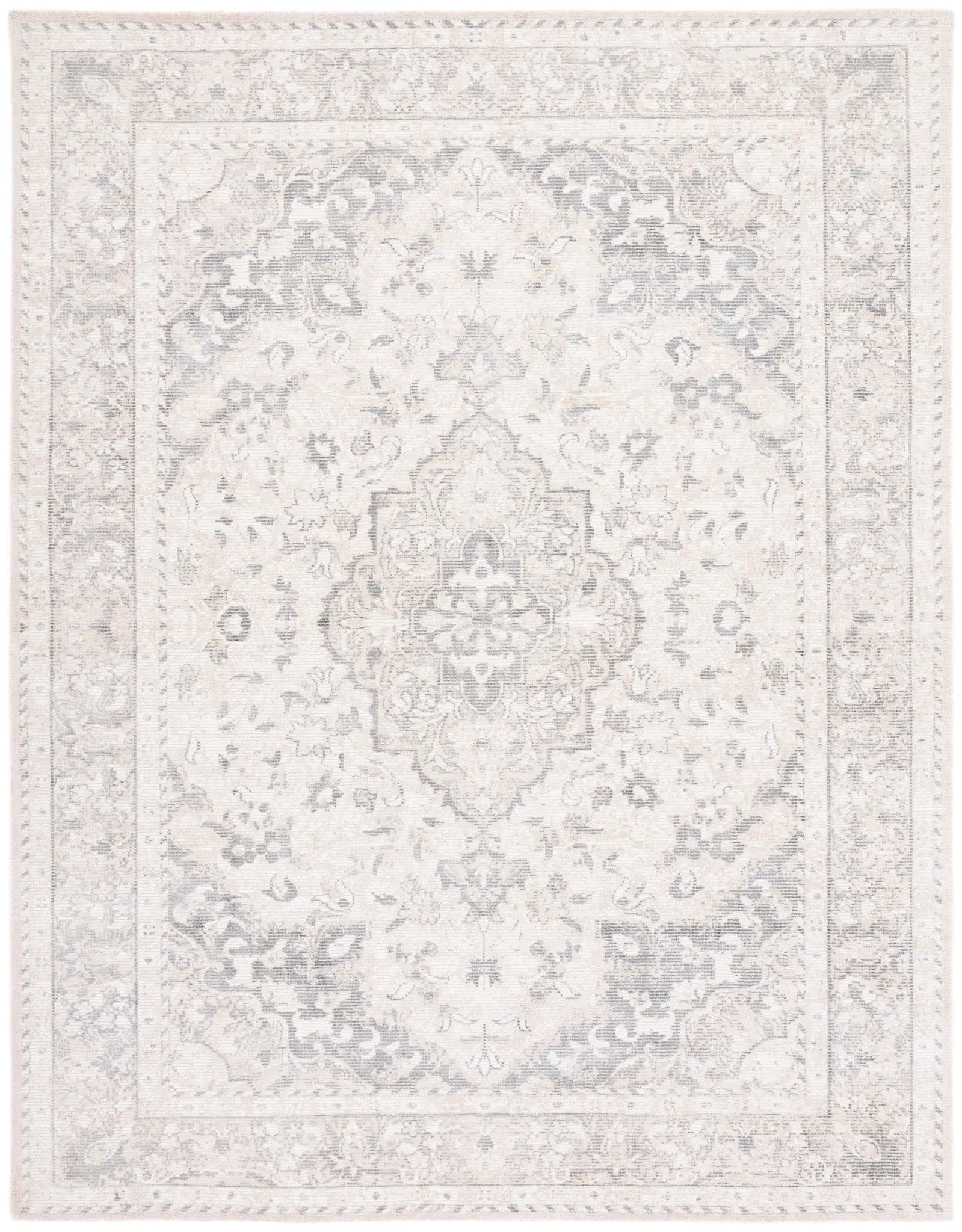 Restoration Vintage Adara Floral Medallion Hand-Loomed Rug