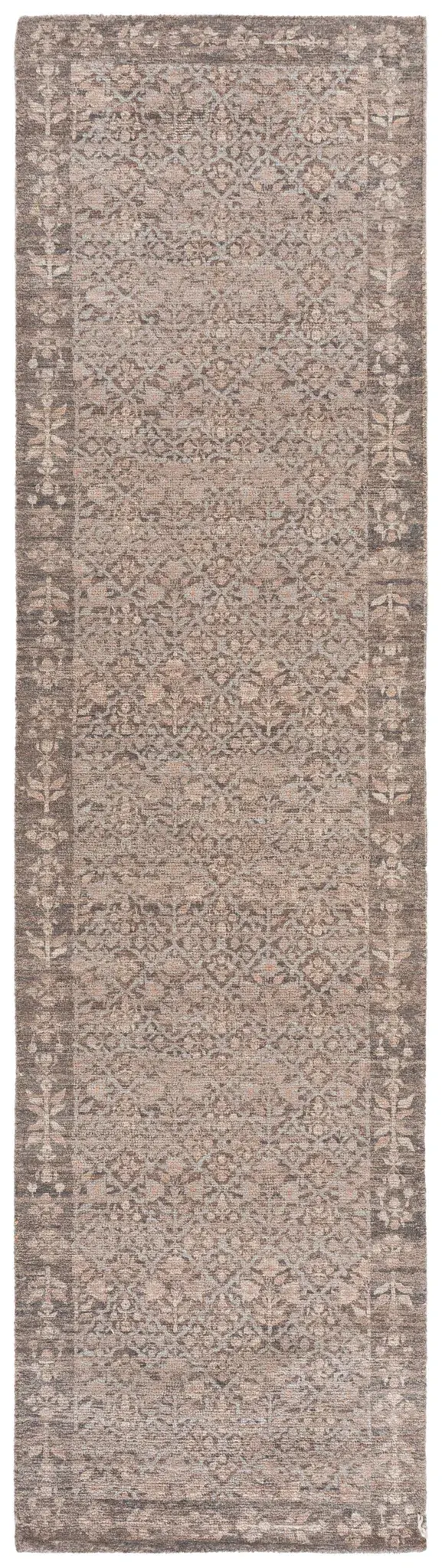 Restoration Vintage Persian Allover Hand-Tufted Rug