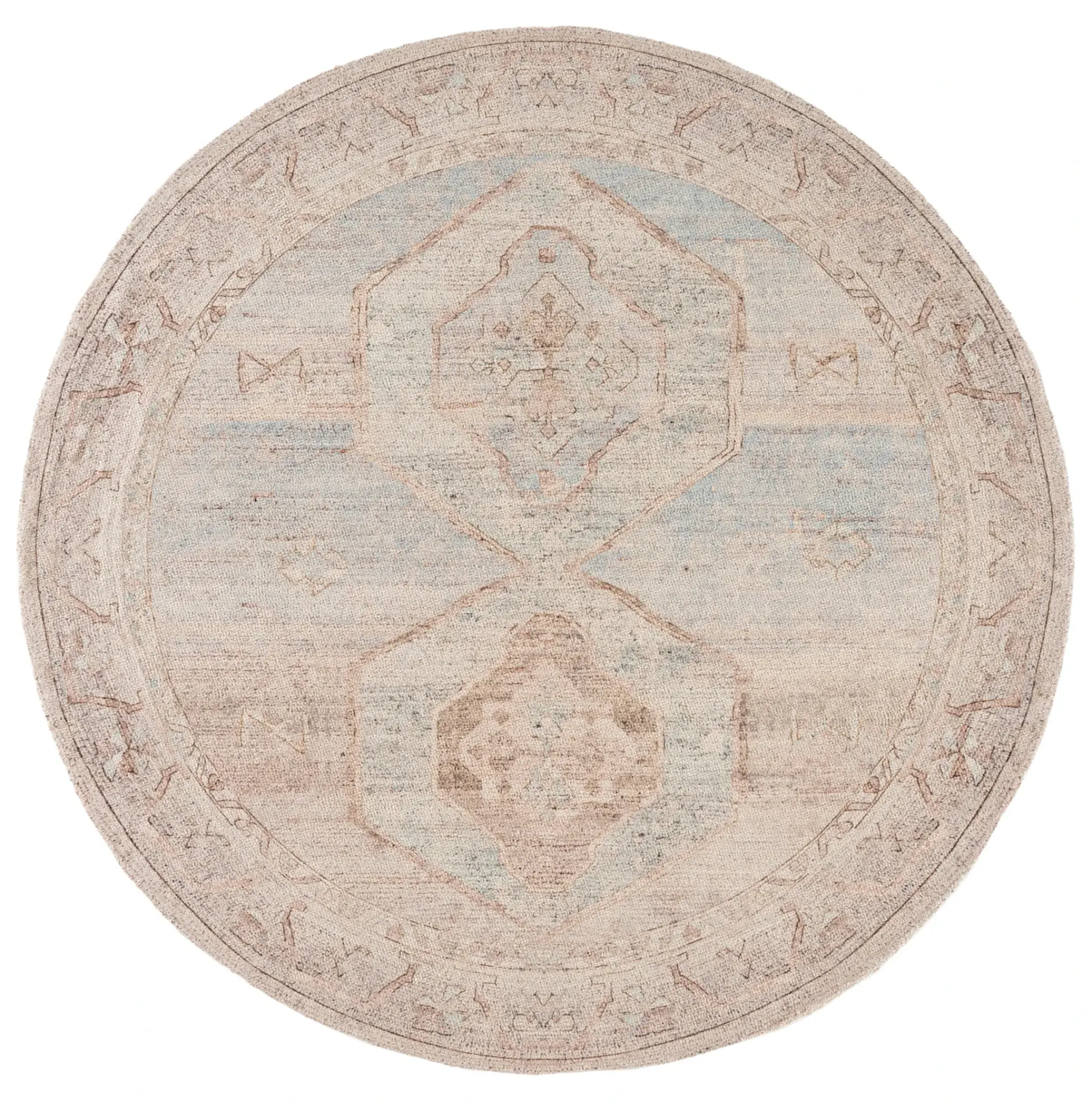 Restoration Vintage Medallion Hand-Tufted Rug