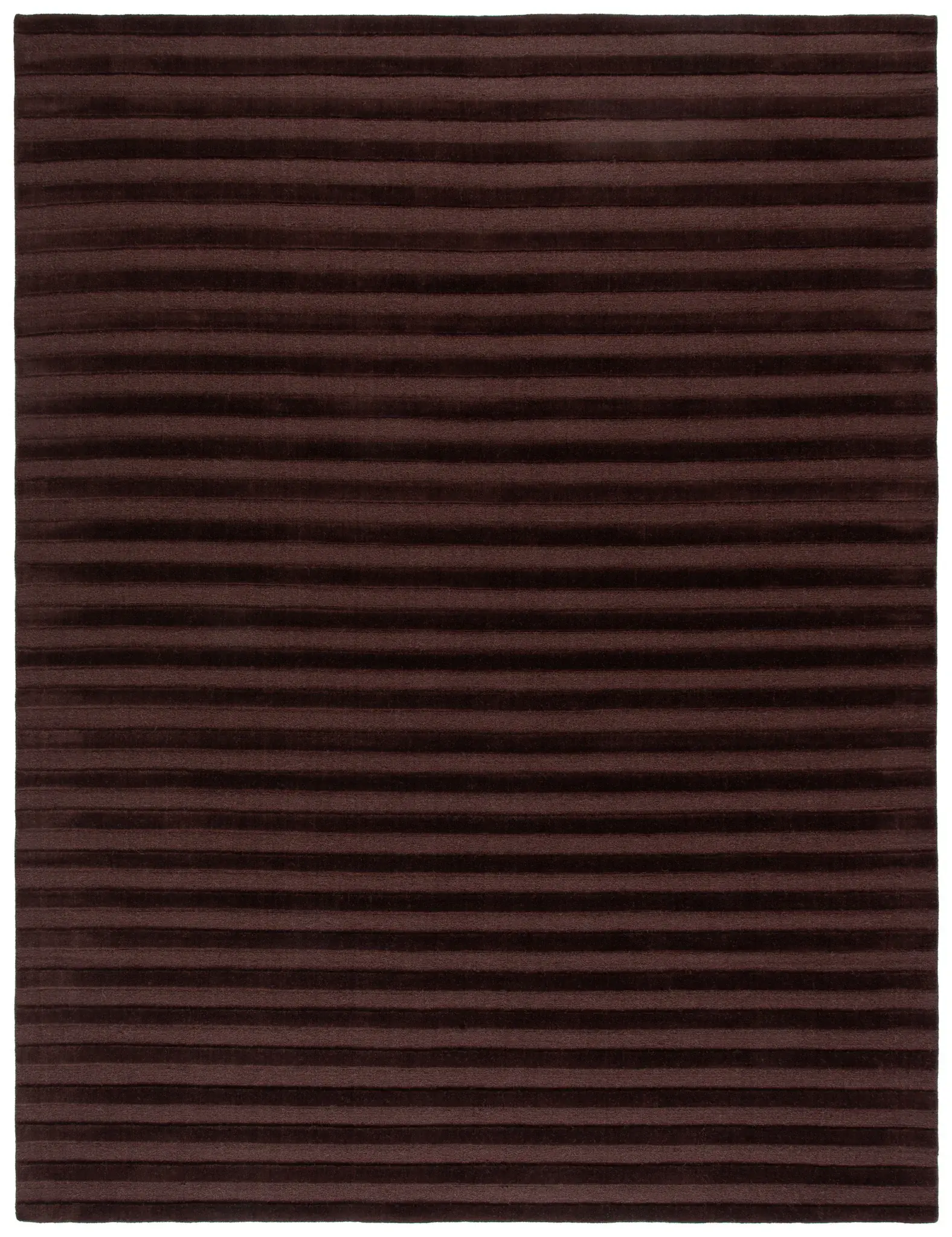 Ridgewood Ribbed Stripe Hand-Loomed Wool Rug