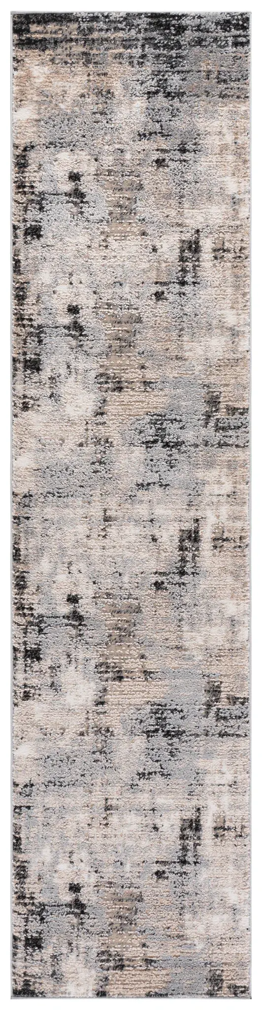 Sable Distressed Abstract Rug