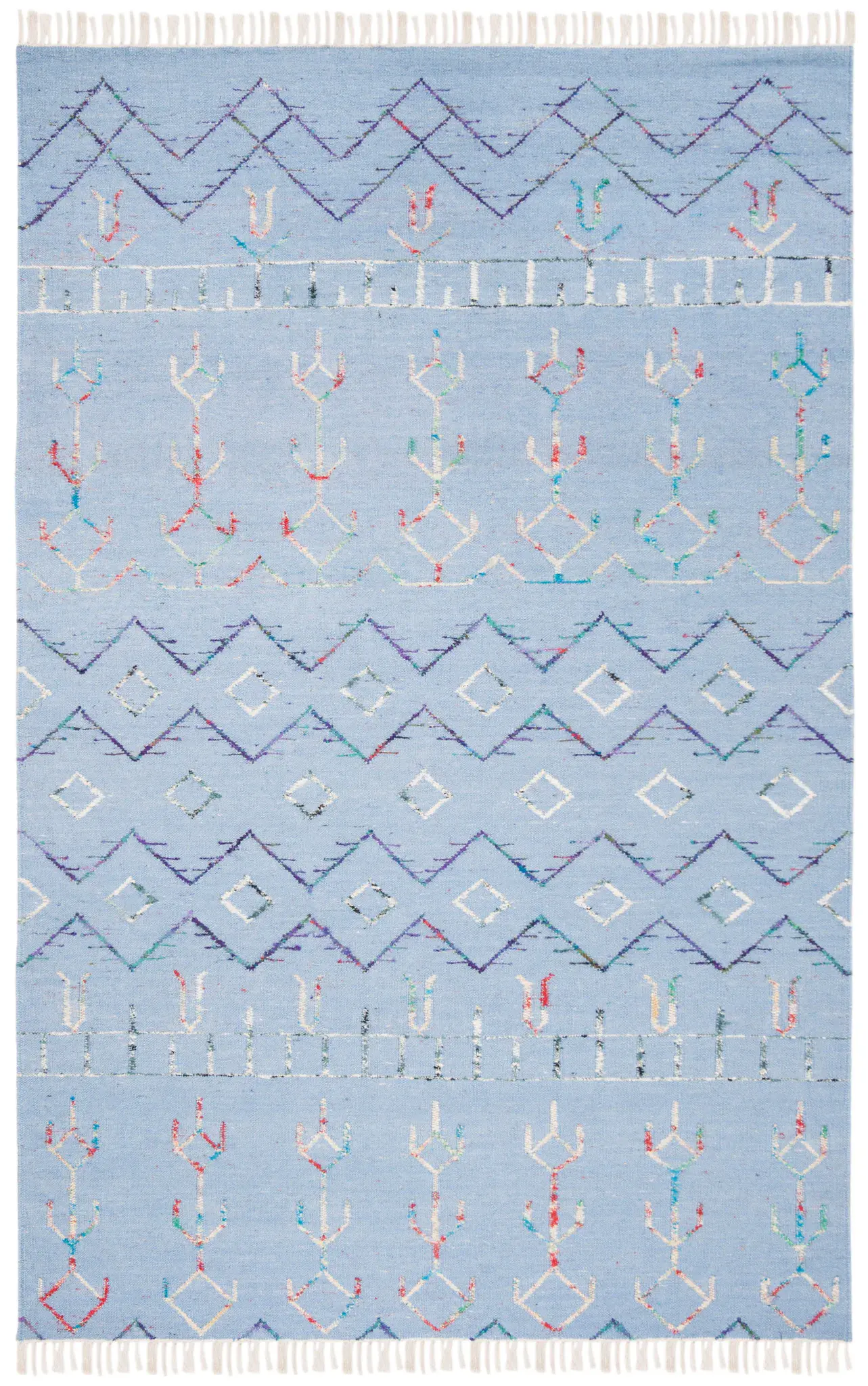 Safari Banded Tribal Hand-Knotted Rug