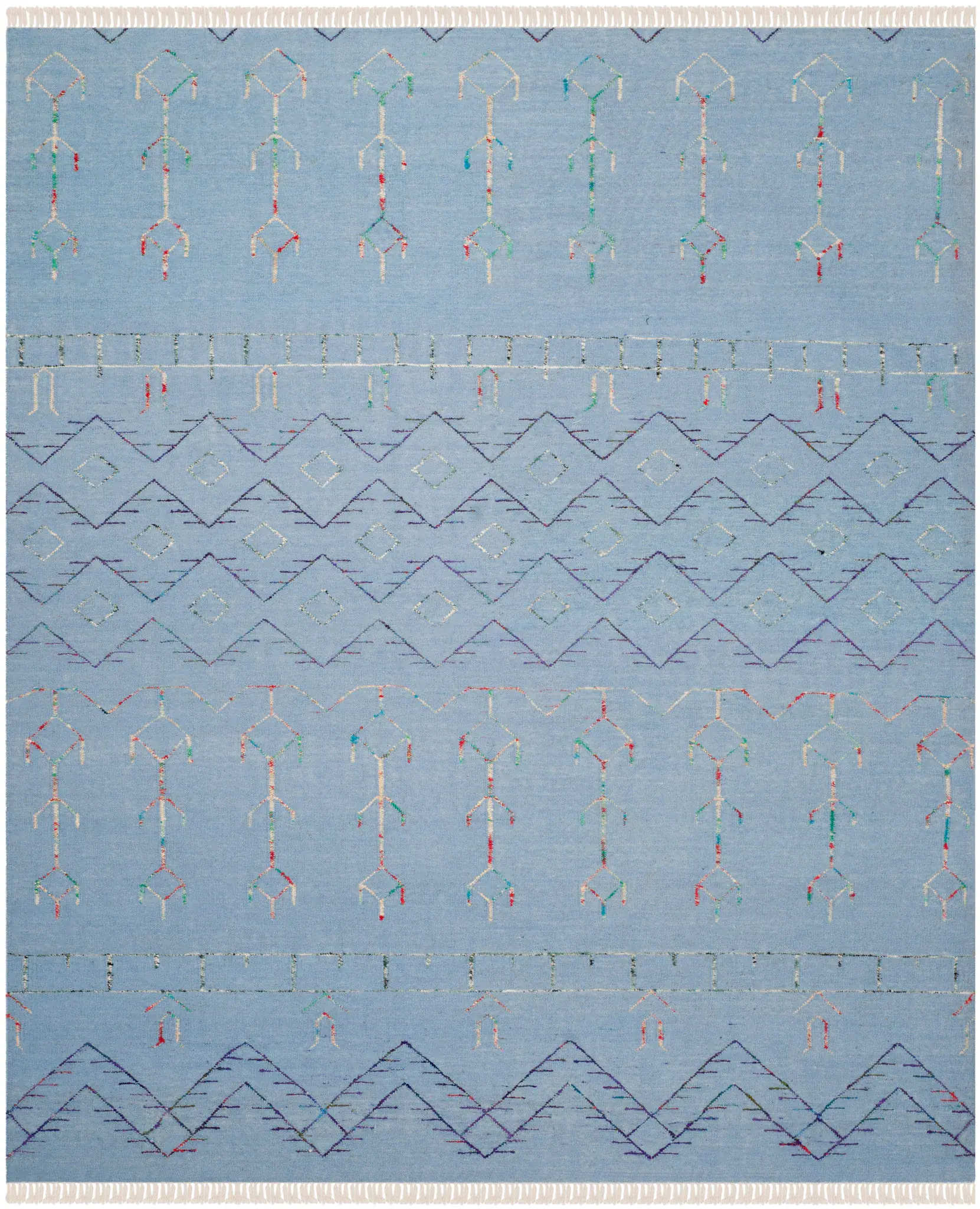 Safari Banded Tribal Hand-Knotted Rug