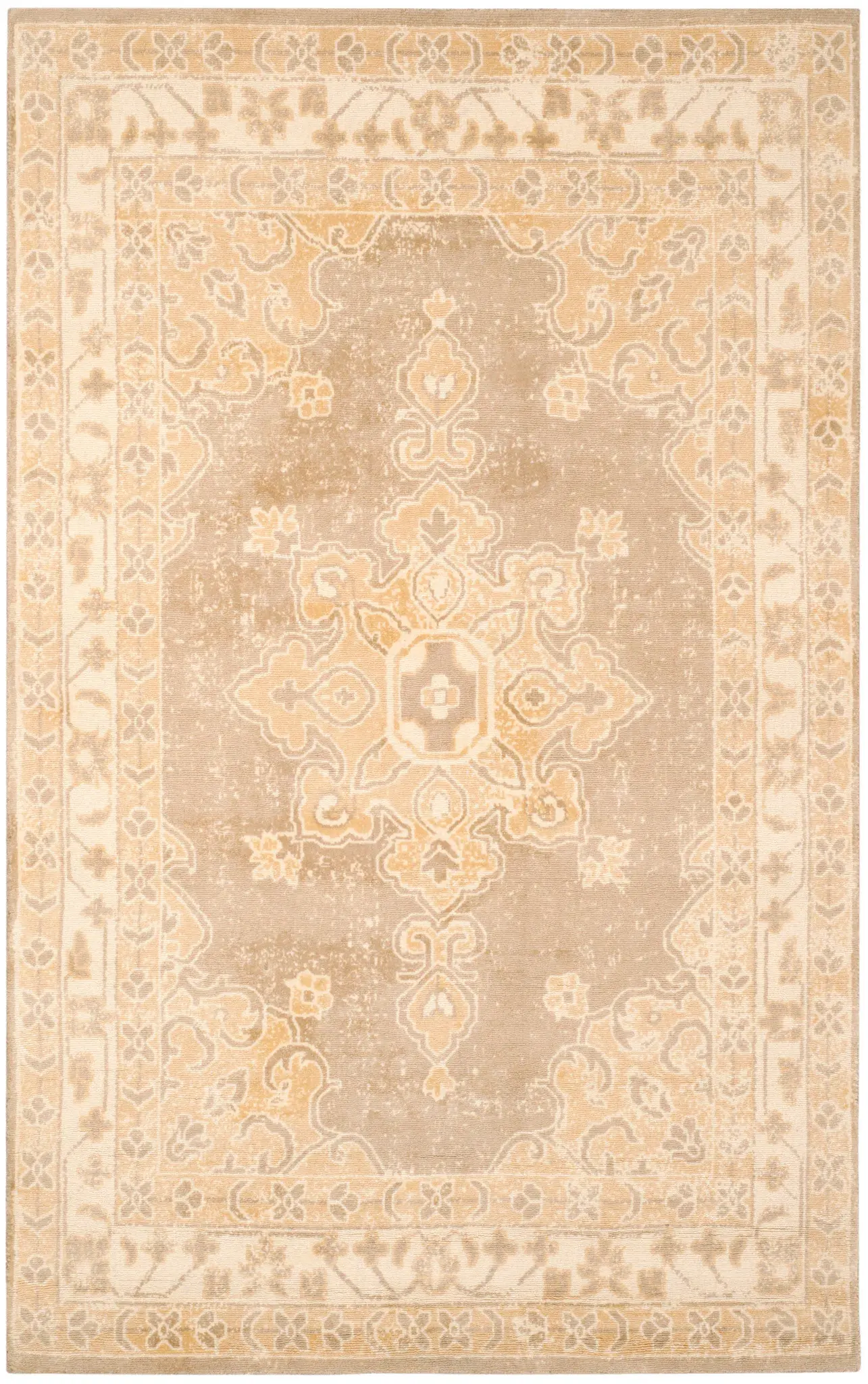 Sahara Medallion Hand-Tufted Wool Rug