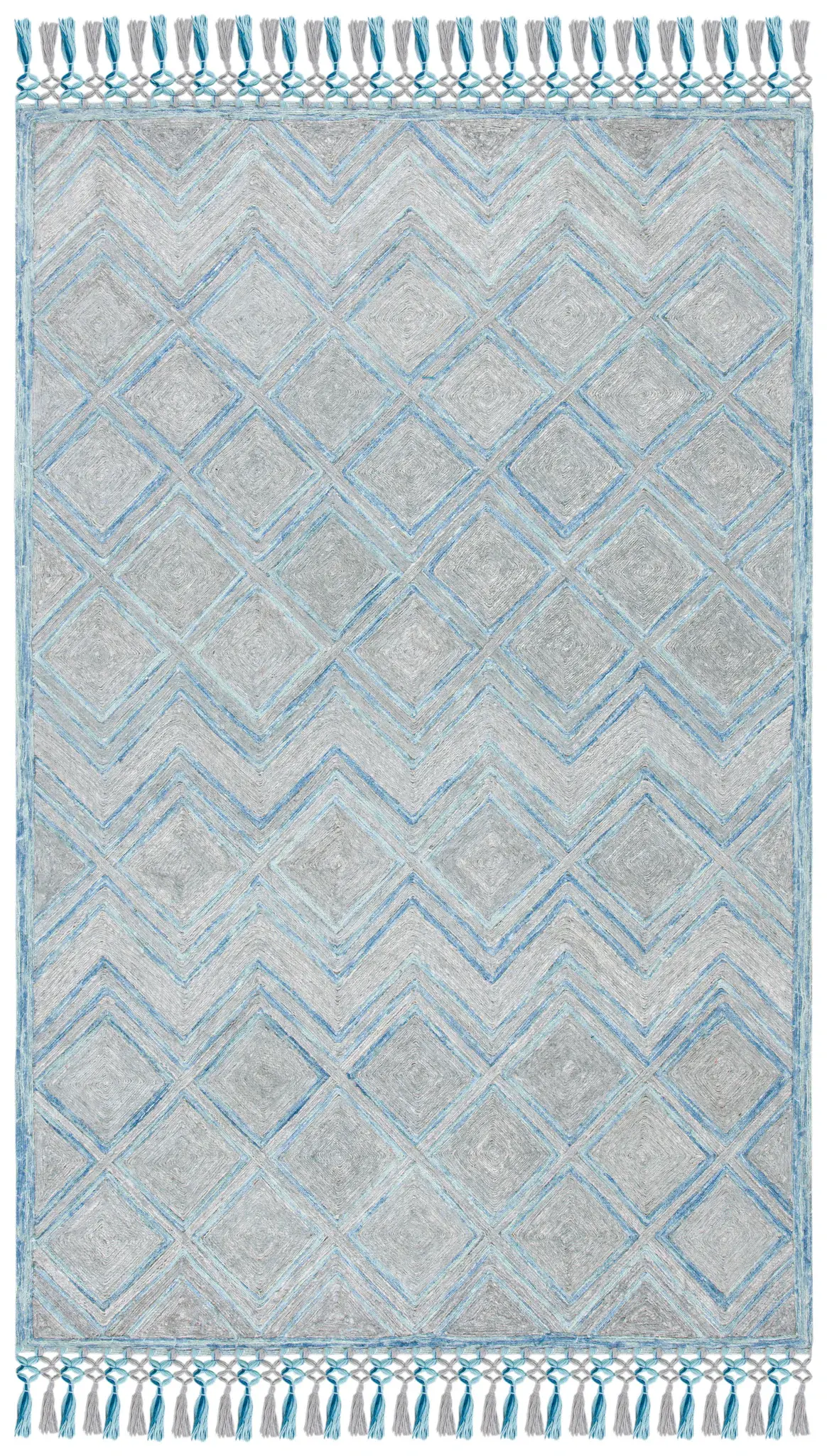 Sahara Diamond Lattice Hand-Tufted Rug