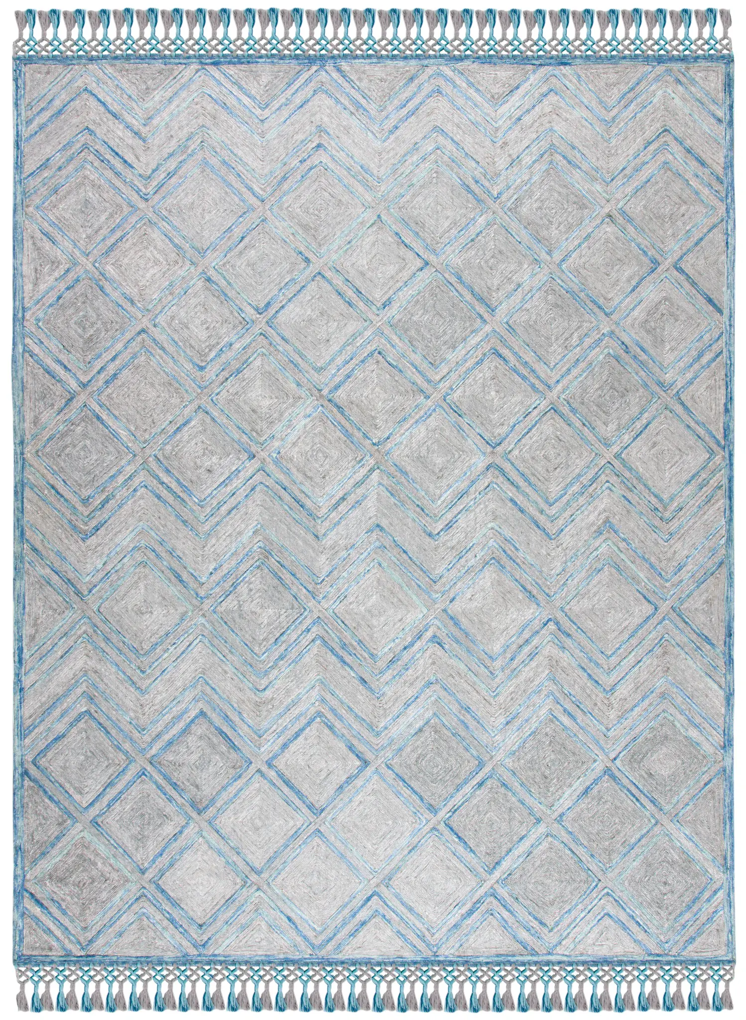 Sahara Diamond Lattice Hand-Tufted Rug