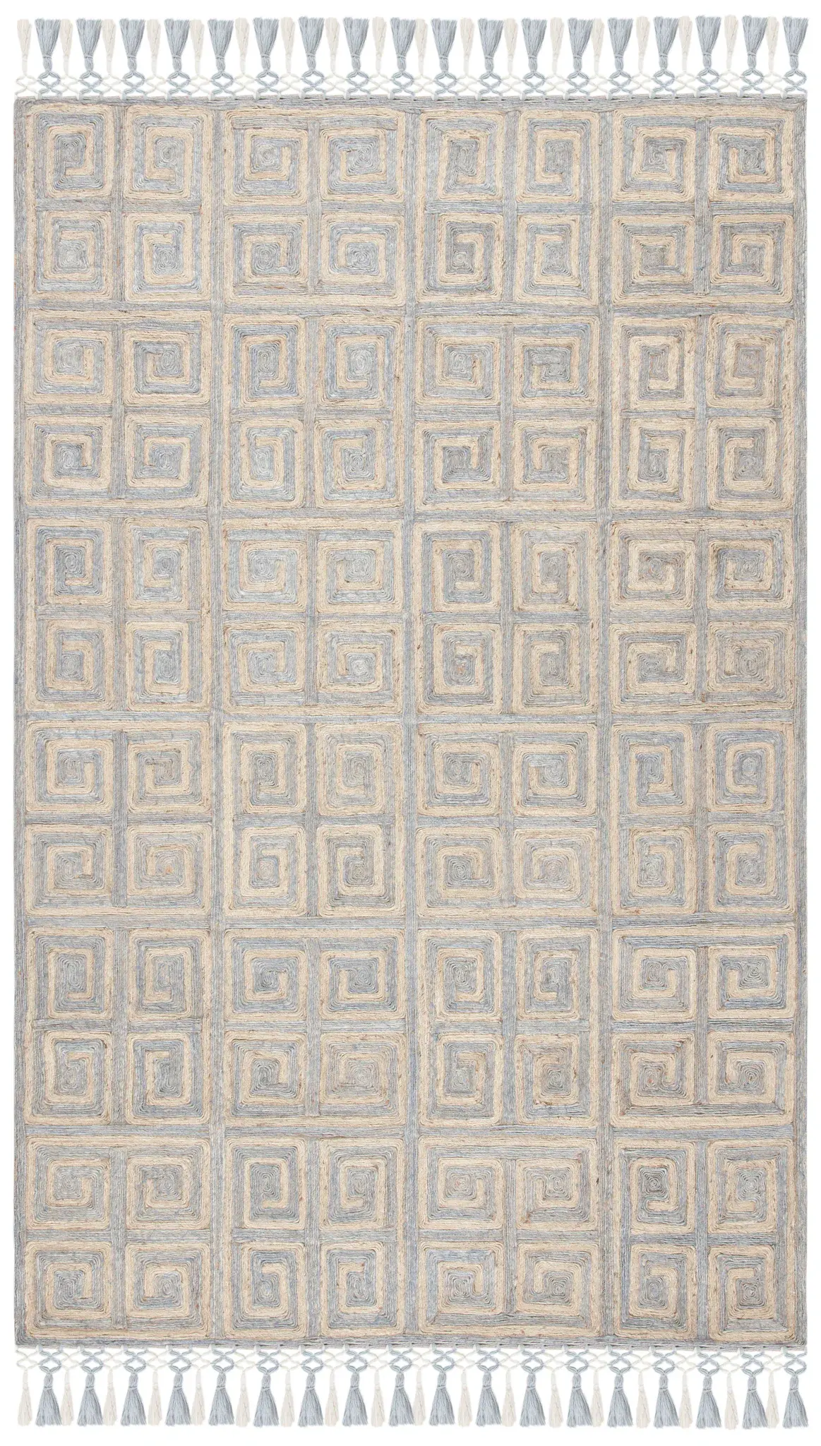 Sahara Greek Key Hand-Tufted Rug