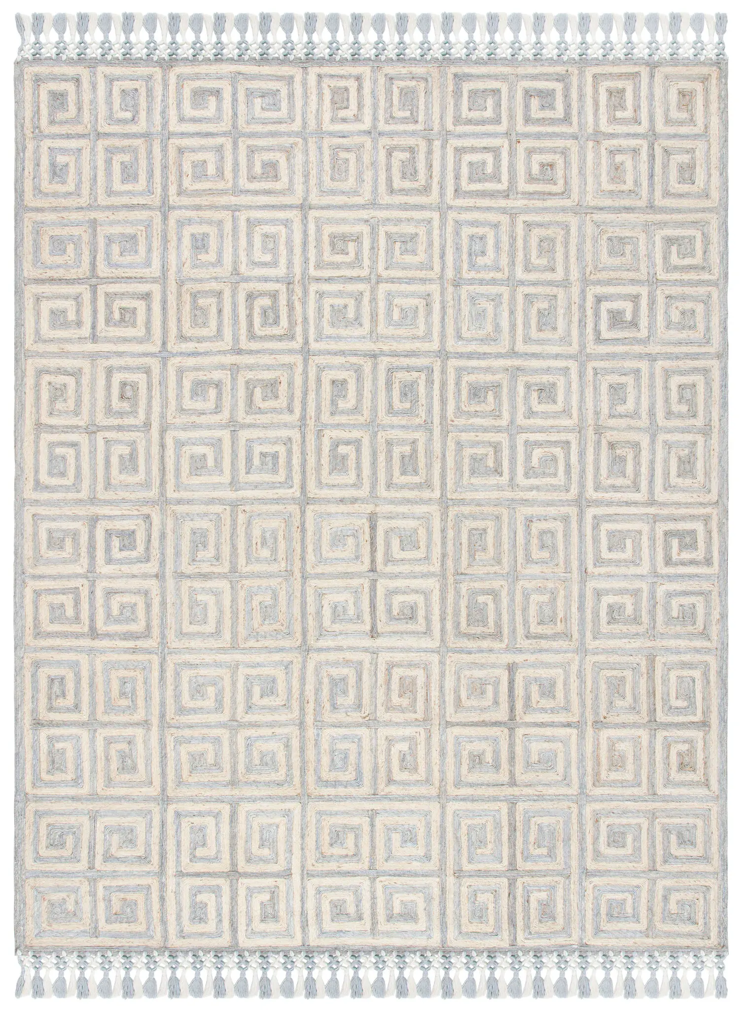 Sahara Greek Key Hand-Tufted Rug