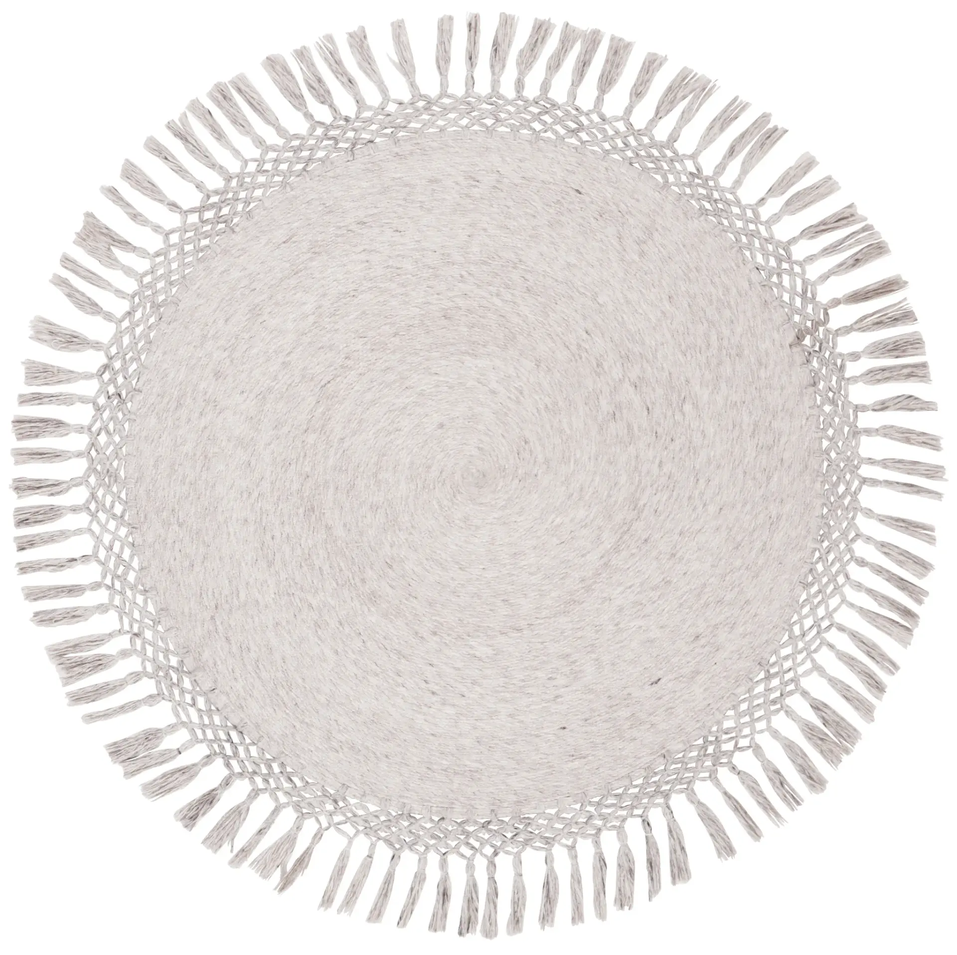 Sahara Macrame Fringe Hand-Tufted Rug