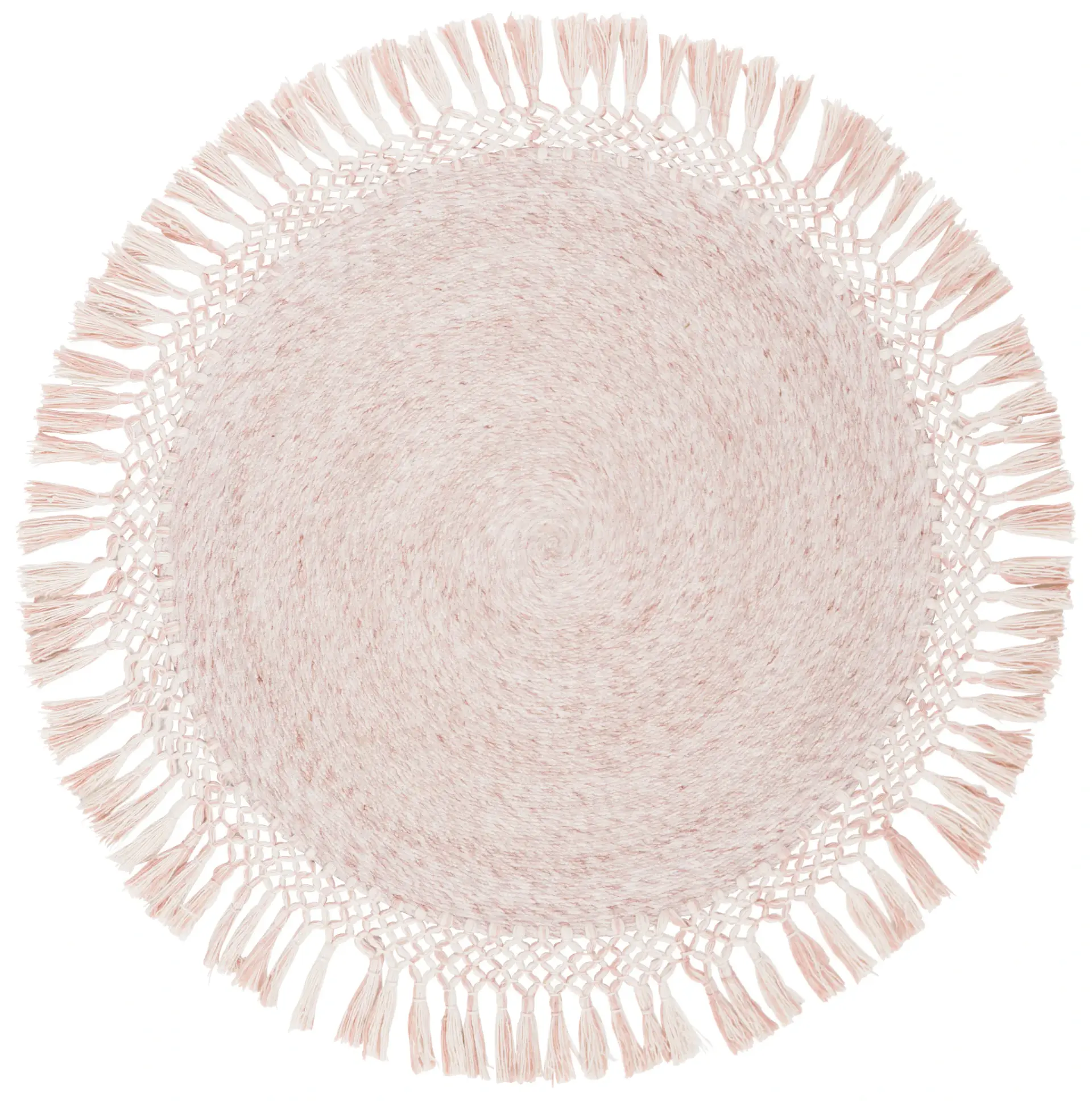 Sahara Macrame Fringe Hand-Tufted Rug