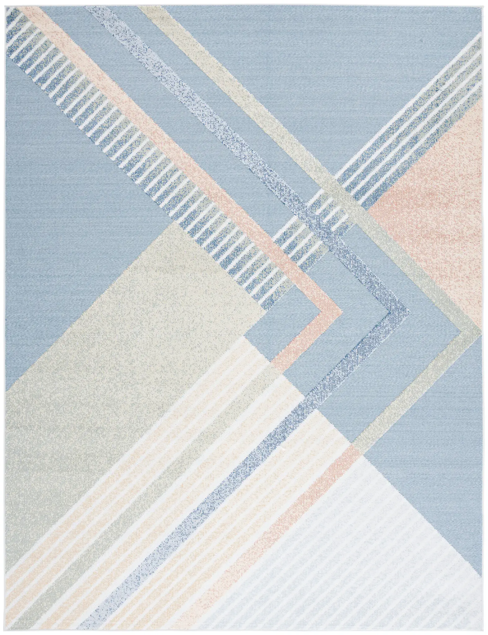 Sarasota Diagonal Block Outdoor Rug