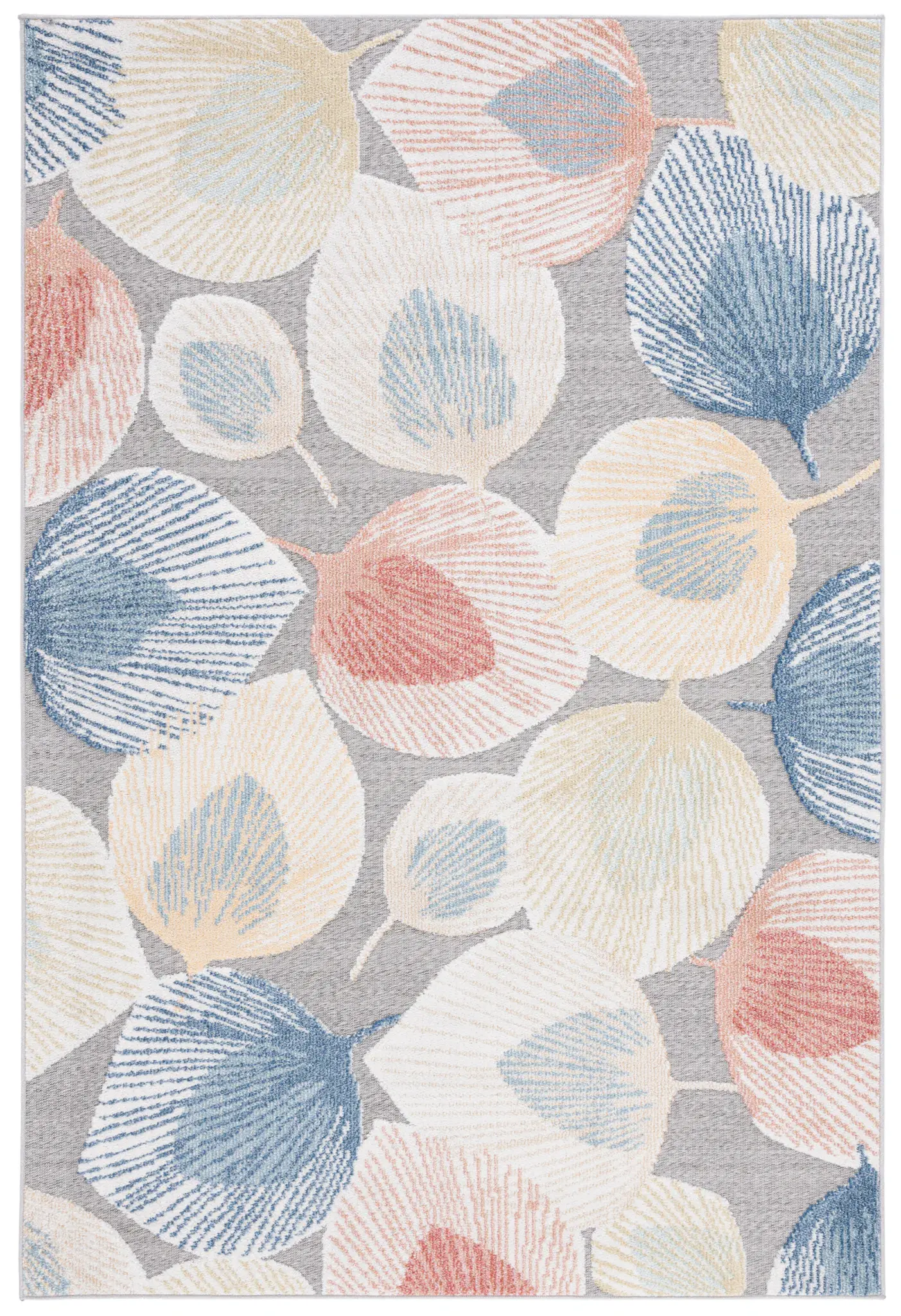 Sarasota Overlapping Leaf Outdoor Rug