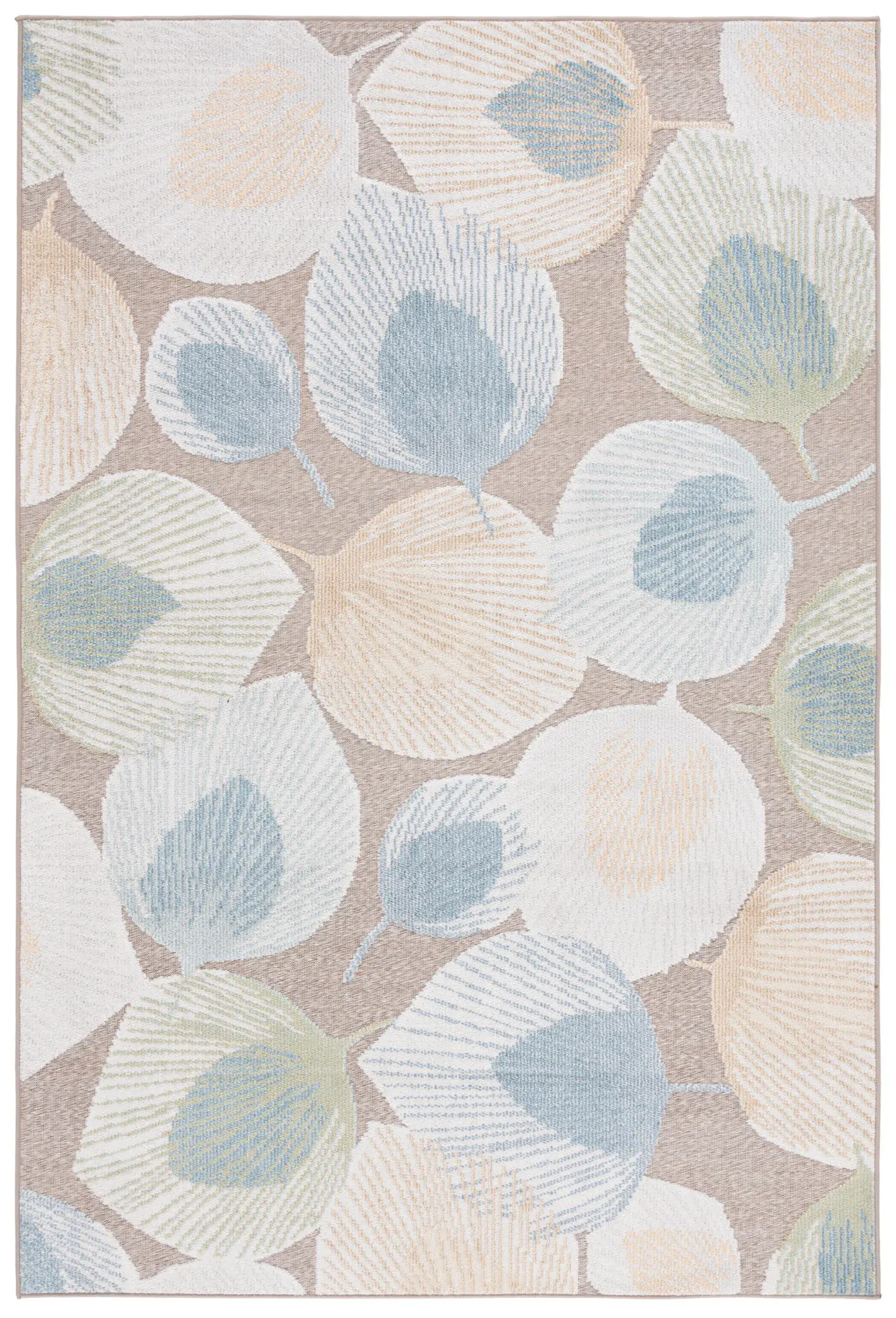 Sarasota Overlapping Leaf Outdoor Rug