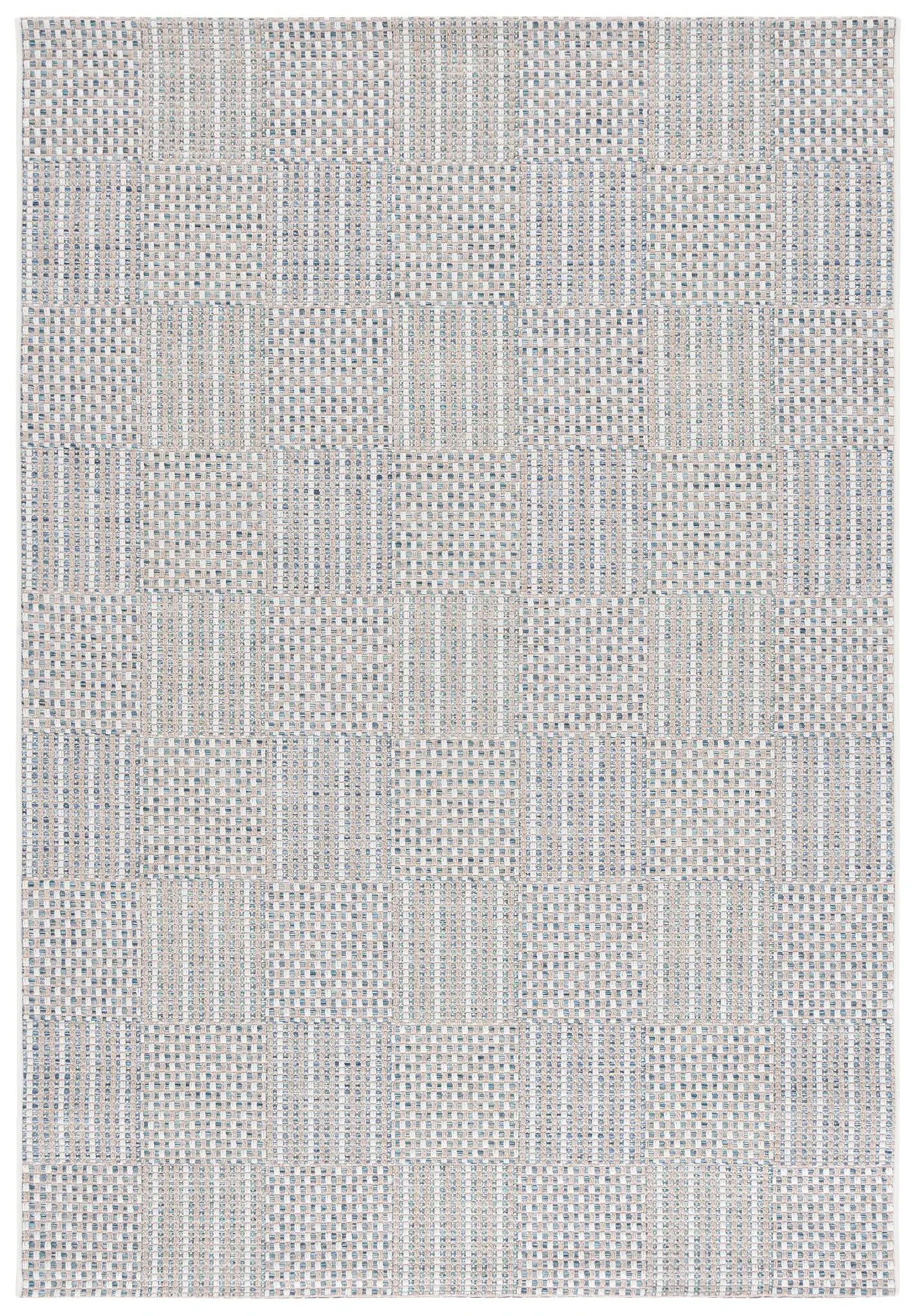 Sisal All-Weather Checkerboard Outdoor Rug