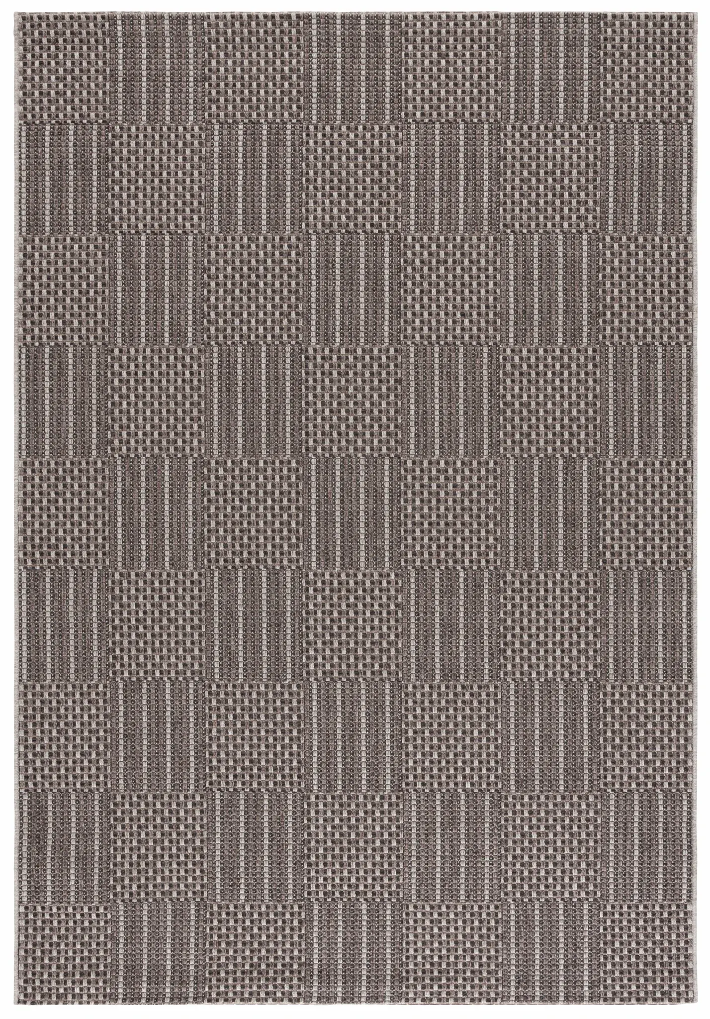 Sisal All-Weather Checkerboard Outdoor Rug