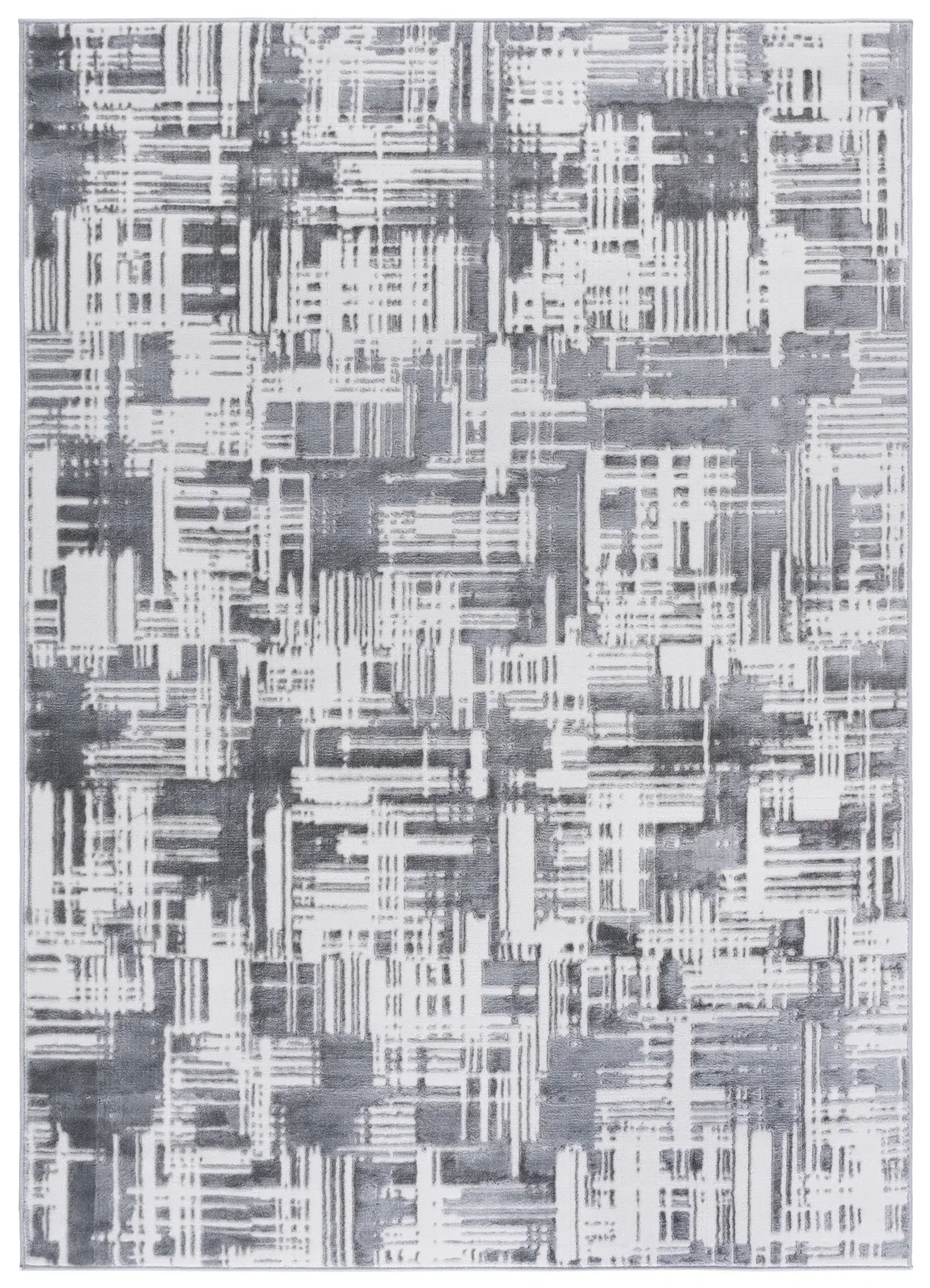 Saylor Abstract Grid Rug