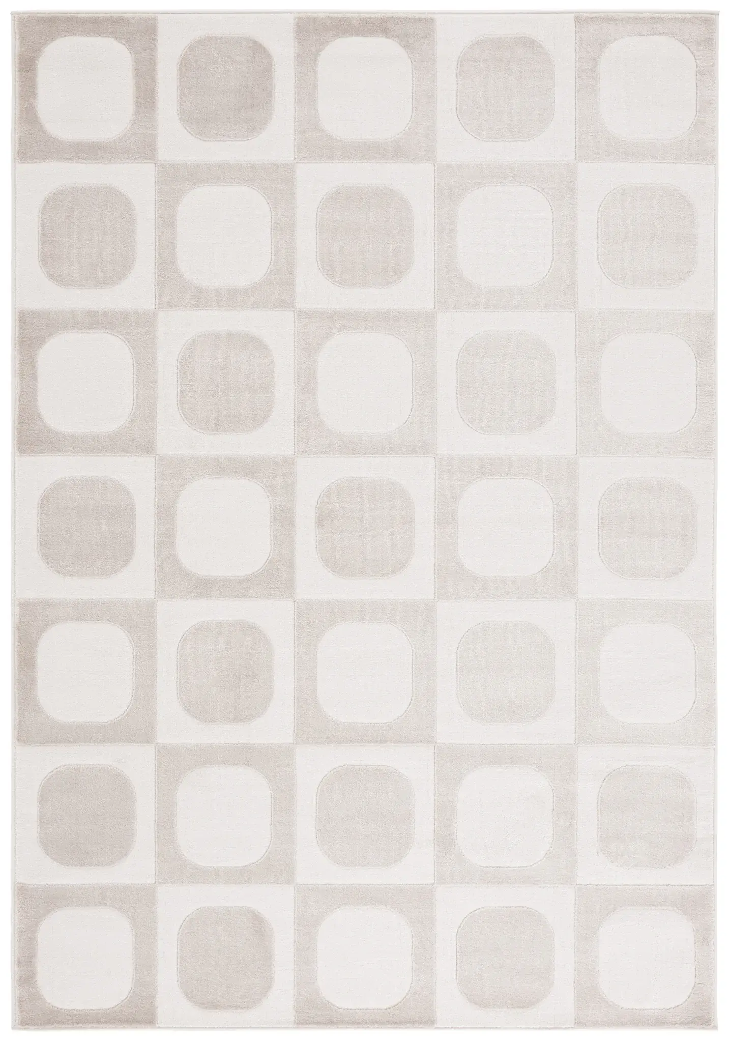 Saylor Rounded Checkerboard Rug