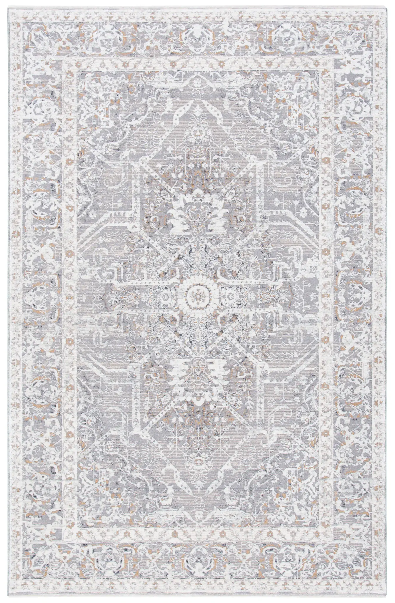 Sabrina Vintage Medallion Bordered Rug
