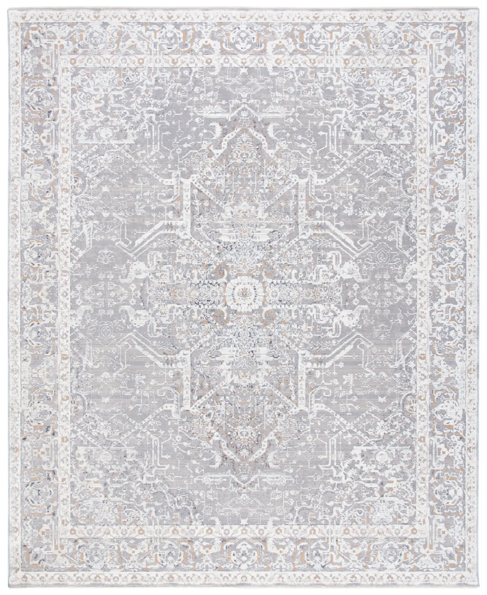 Sabrina Vintage Medallion Bordered Rug