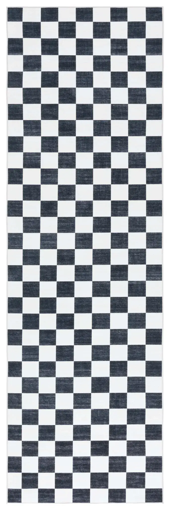 Santa Clara Checkered Washable Rug