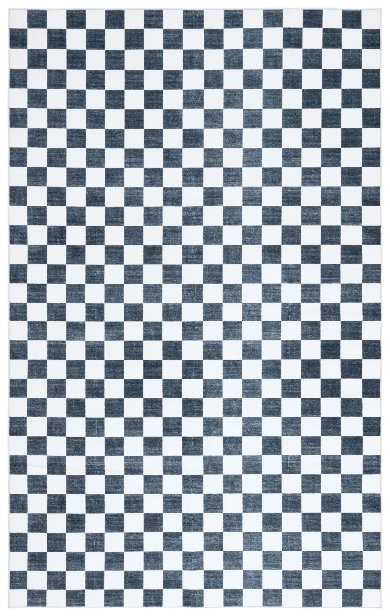 Santa Clara Checkered Washable Rug