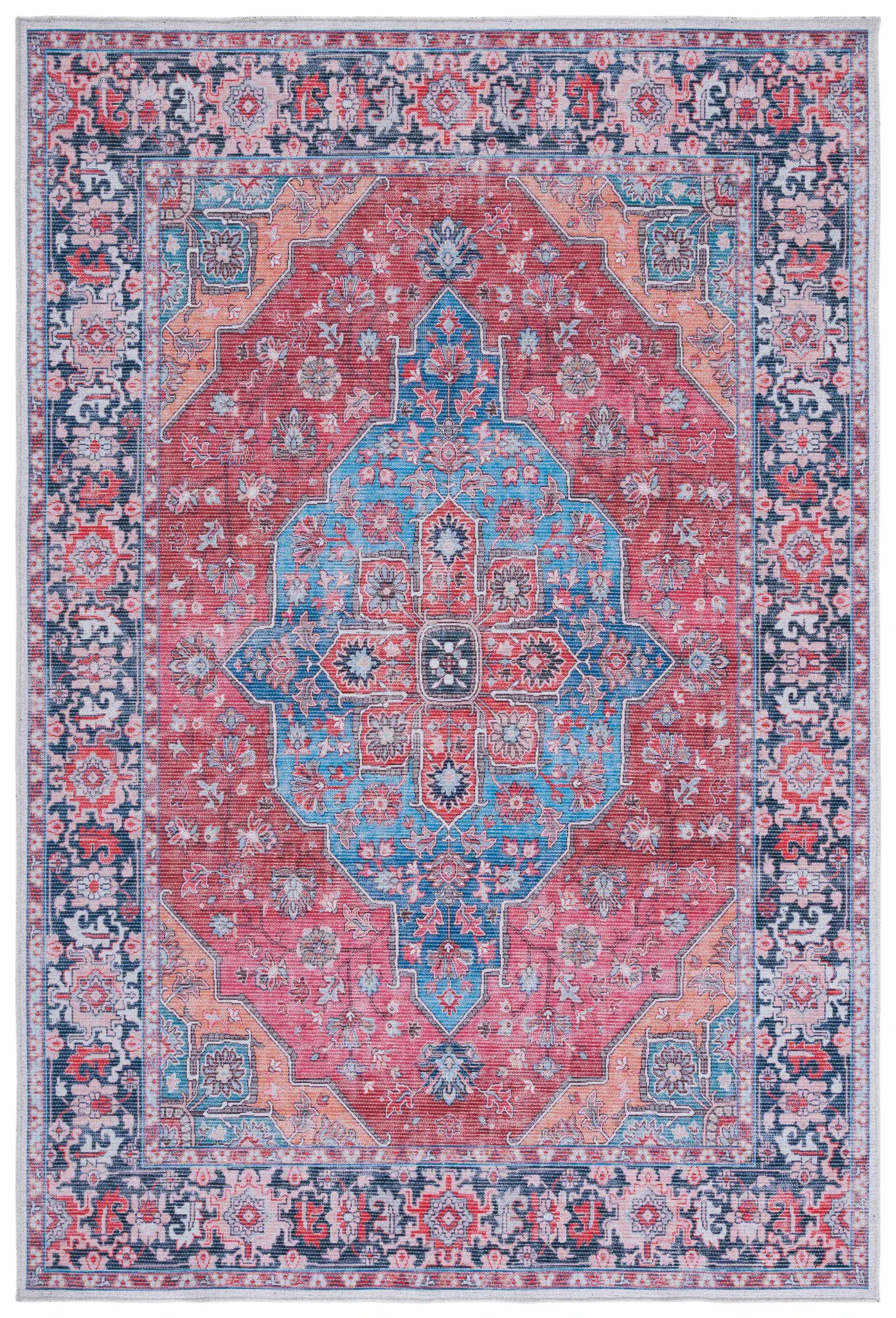 Serapi Star Medallion Washable Rug