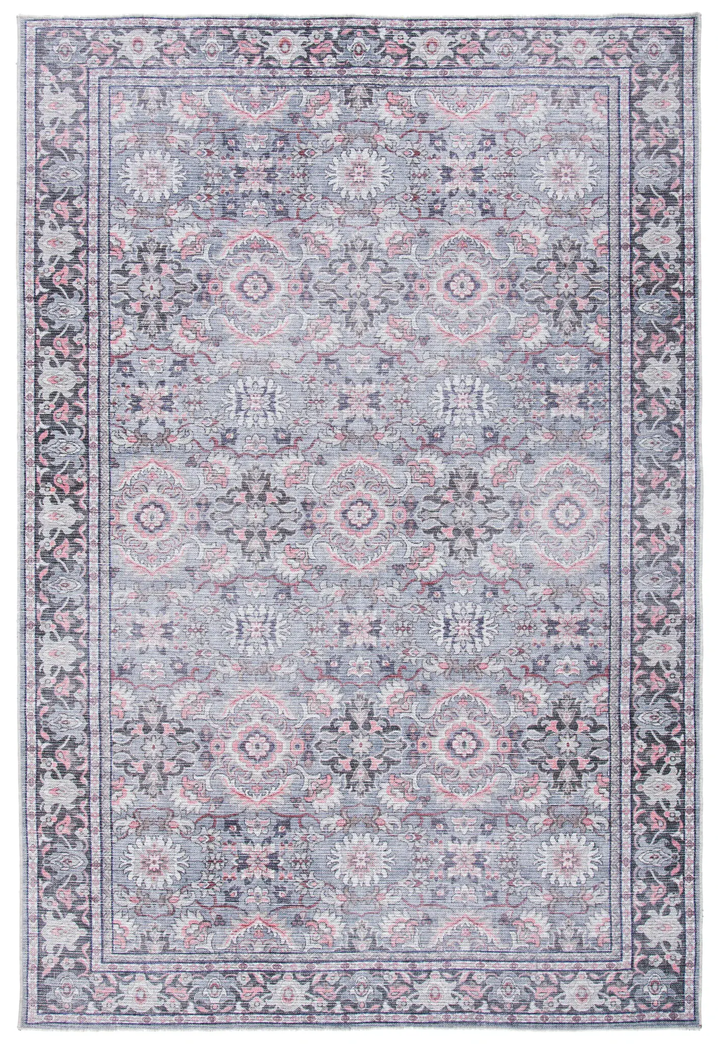 Serapi Allover Floral Washable Rug