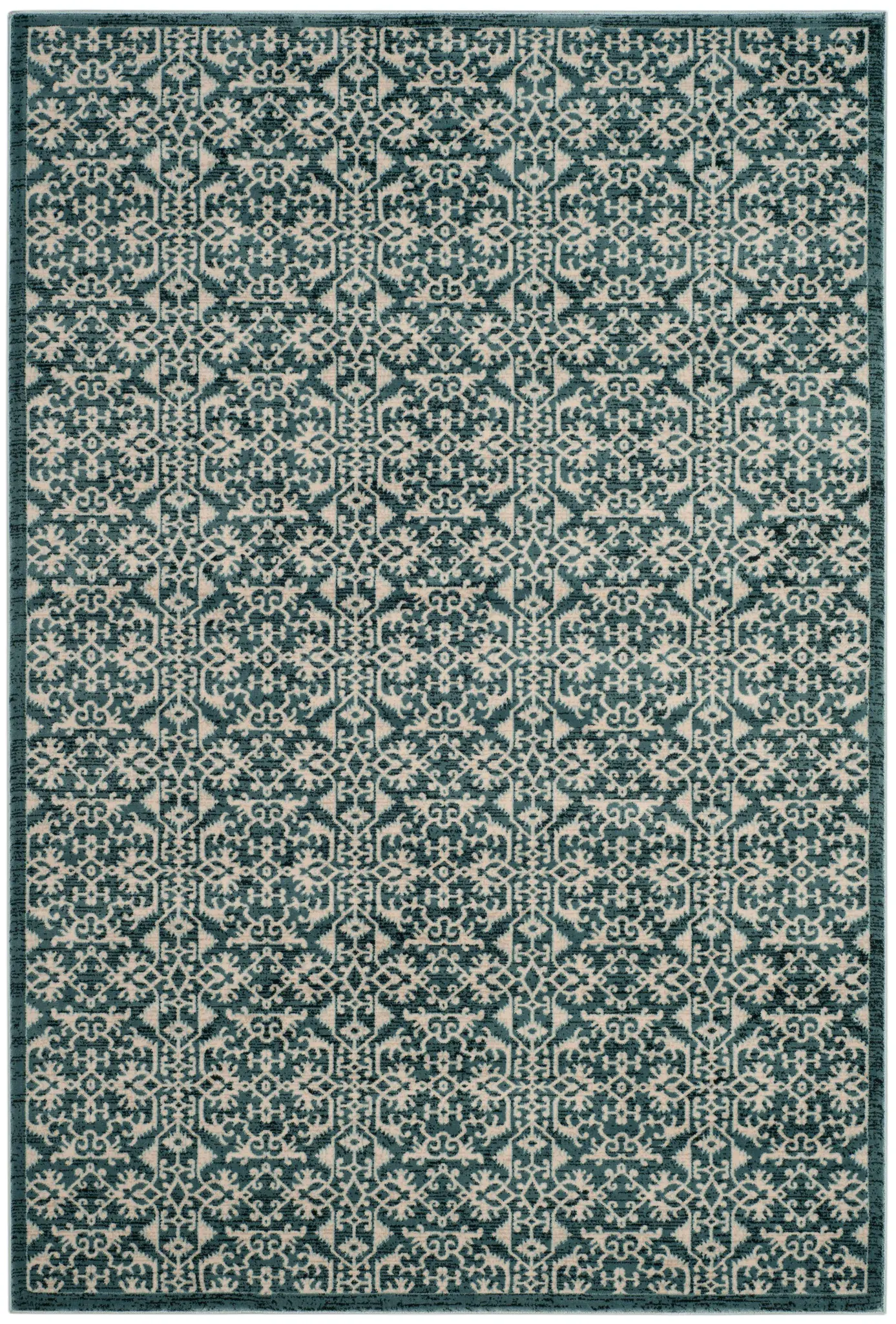 Serenity Floral Tile Rug