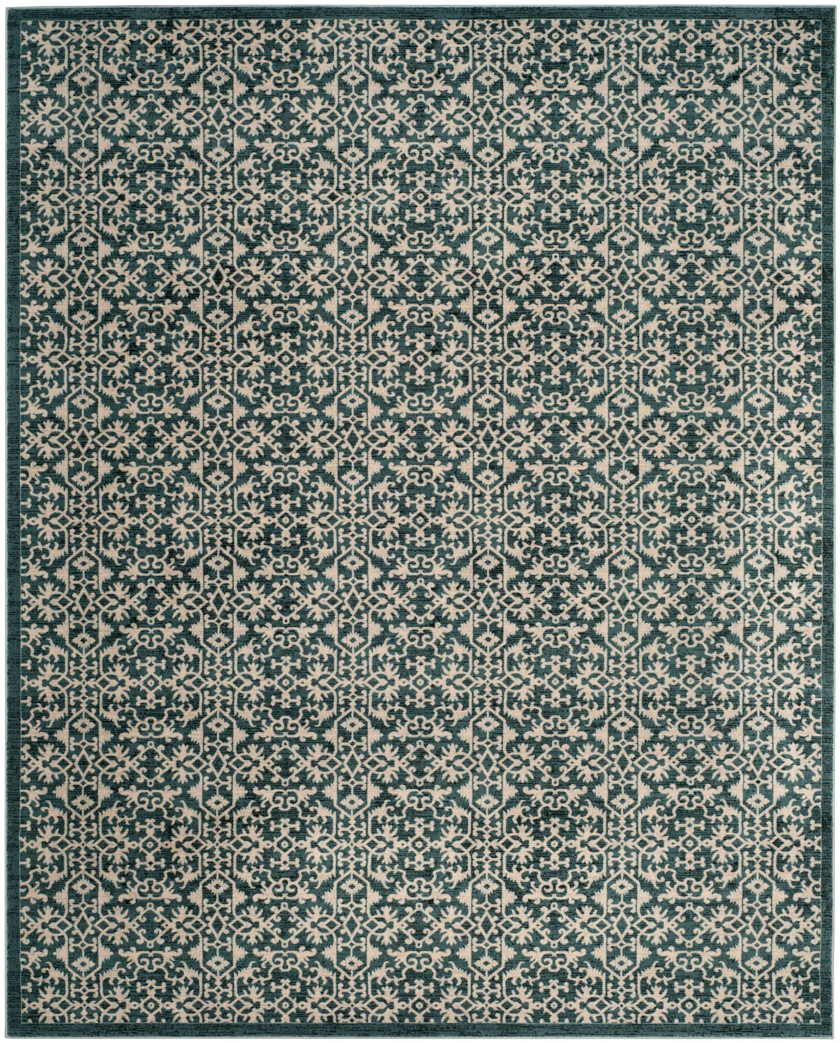 Serenity Floral Tile Rug