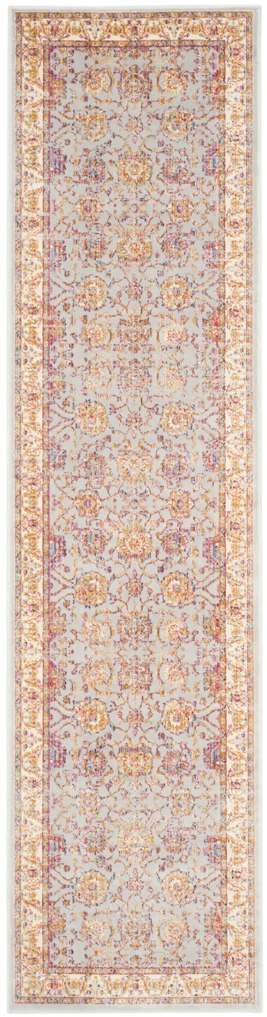 Sevilla Floral Arabesque Viscose Rug