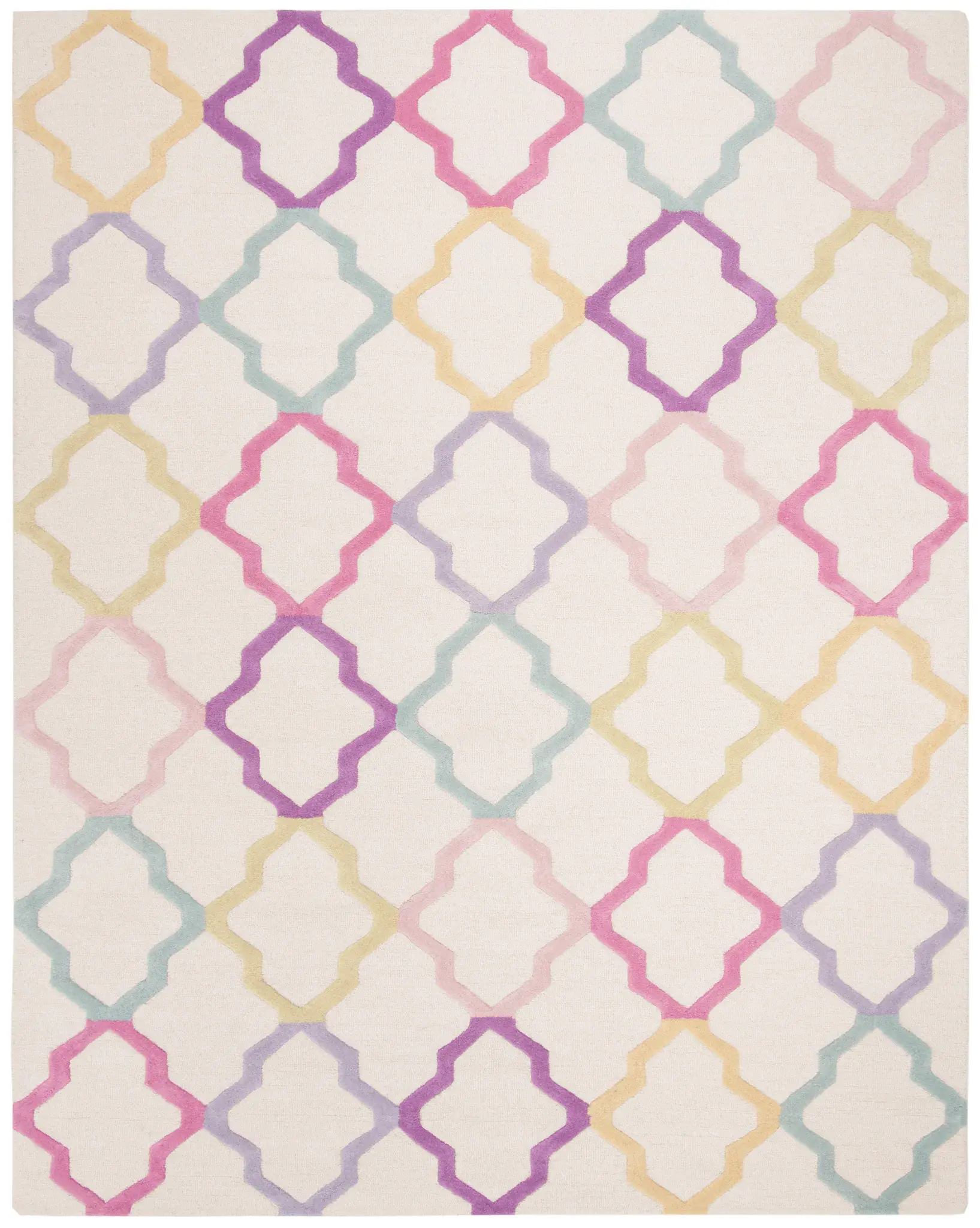 Safavieh Kids Modern Trellis Hand-Tufted Wool Rug