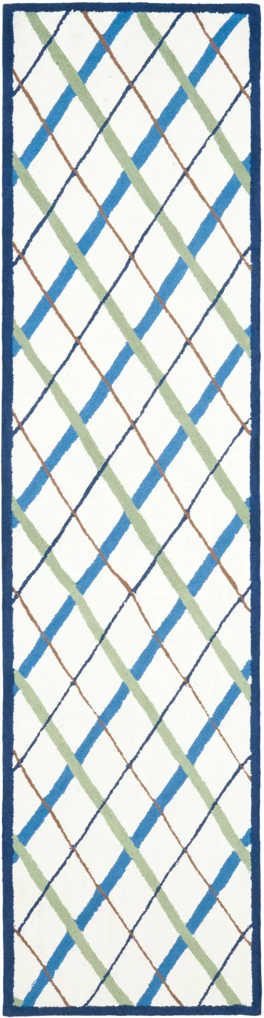Safavieh Kids Diagonal Plaid Cotton Rug