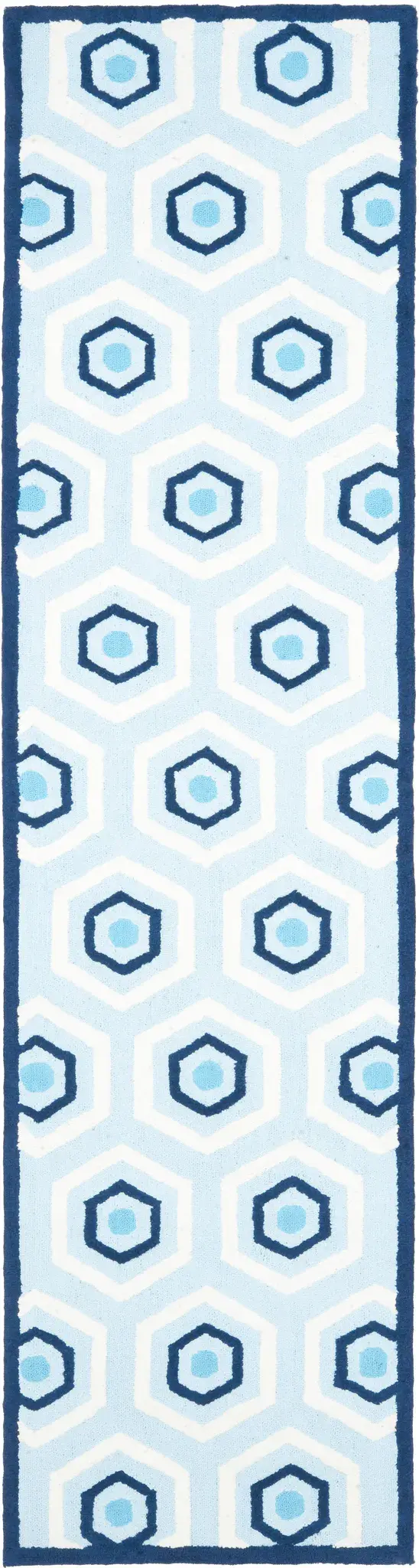 Safavieh Kids Concentric Hexagon Cotton Rug