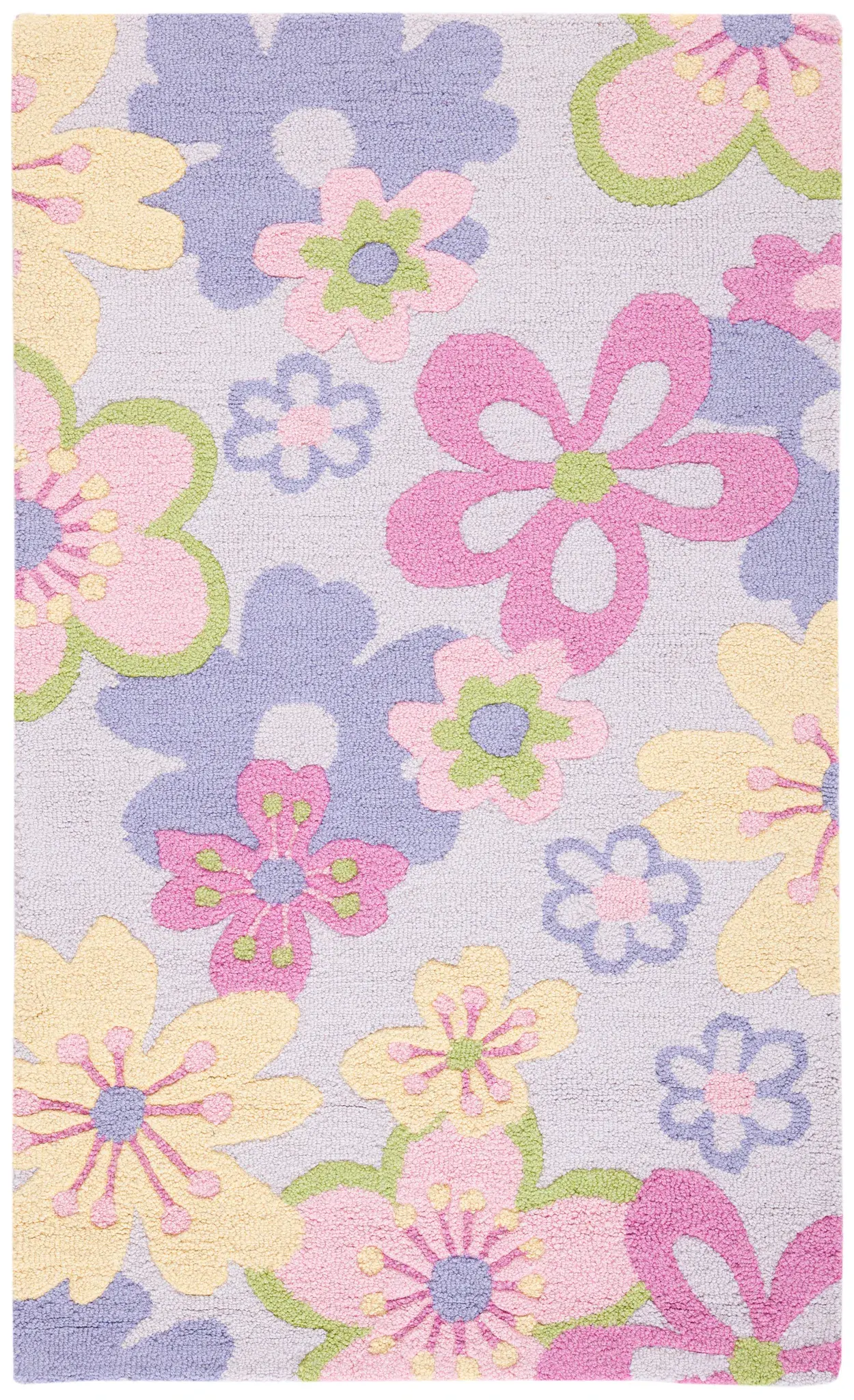 Safavieh Kids Retro Blossom Hand-Tufted Wool Rug