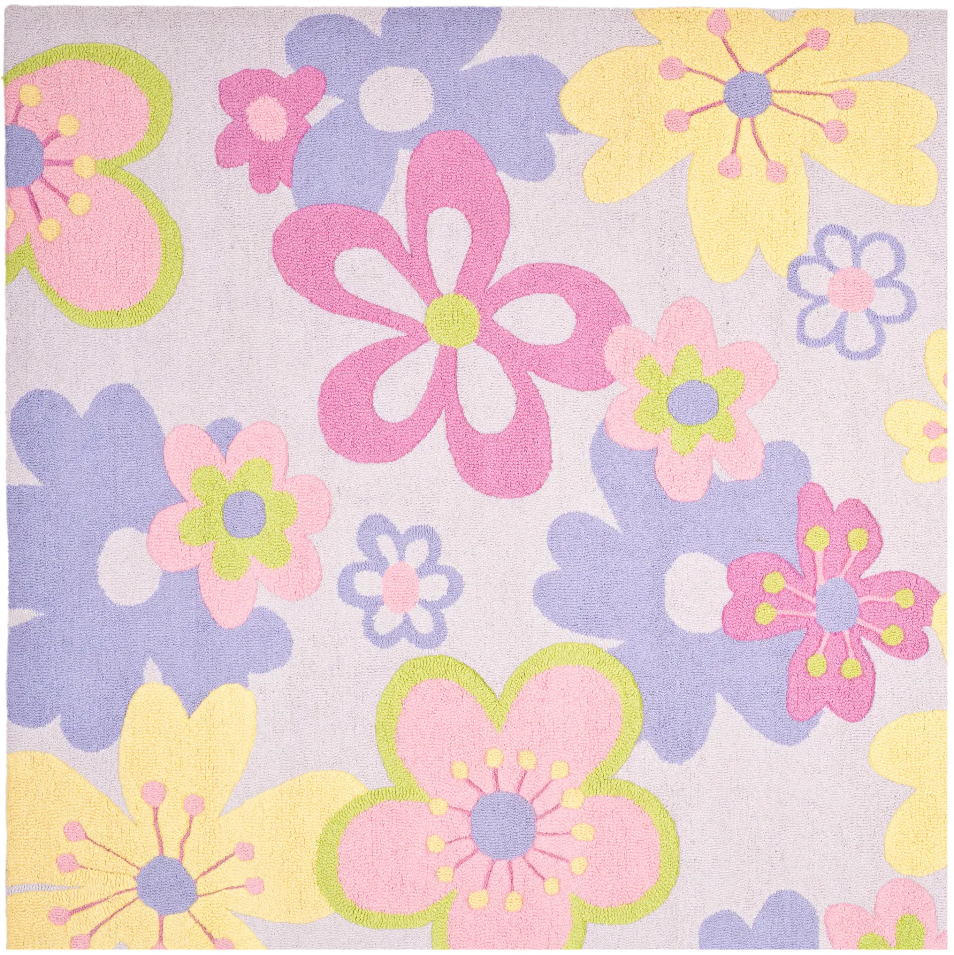 Safavieh Kids Retro Blossom Hand-Tufted Wool Rug