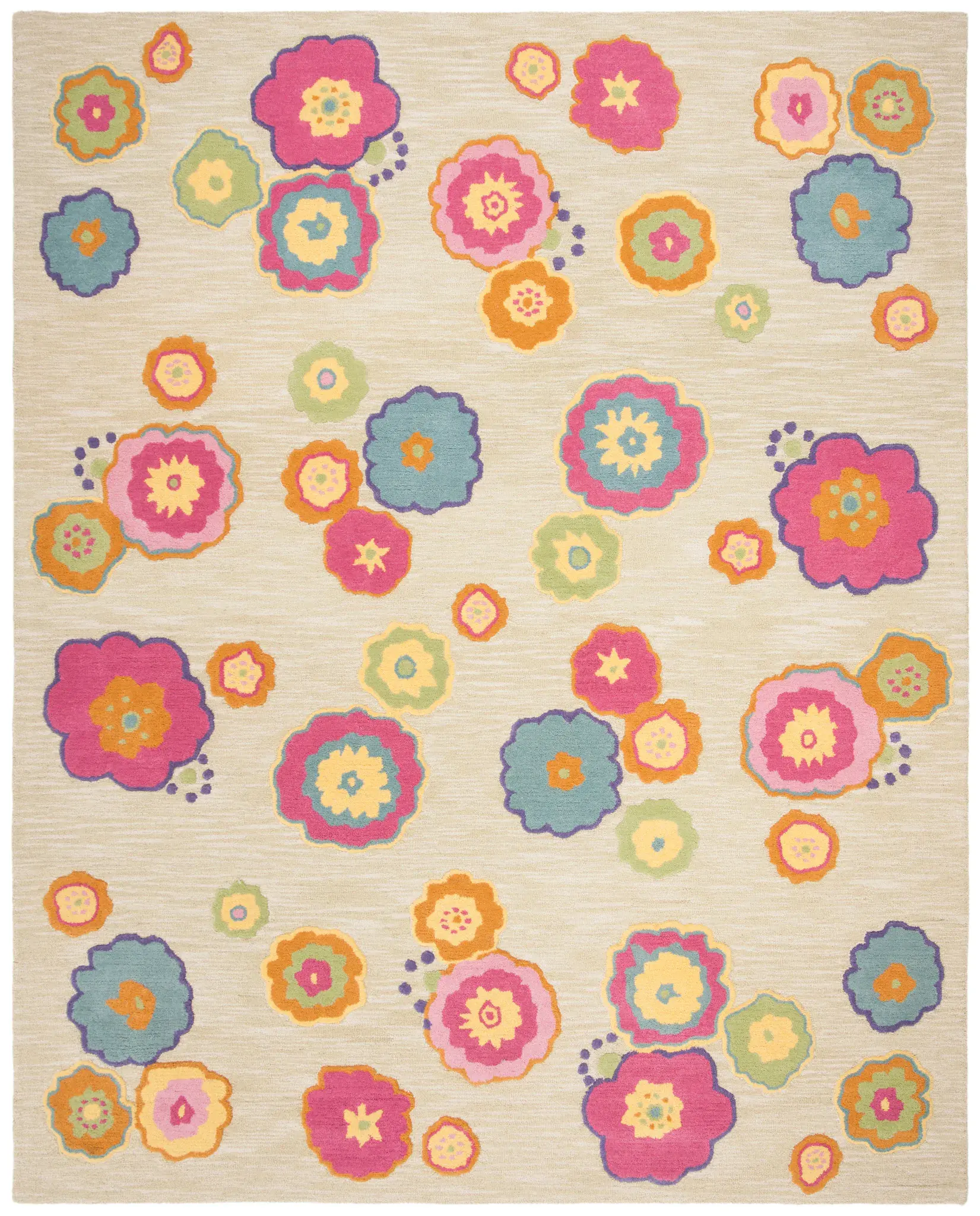 Safavieh Kids Scattered Floral Hand-Tufted Rug