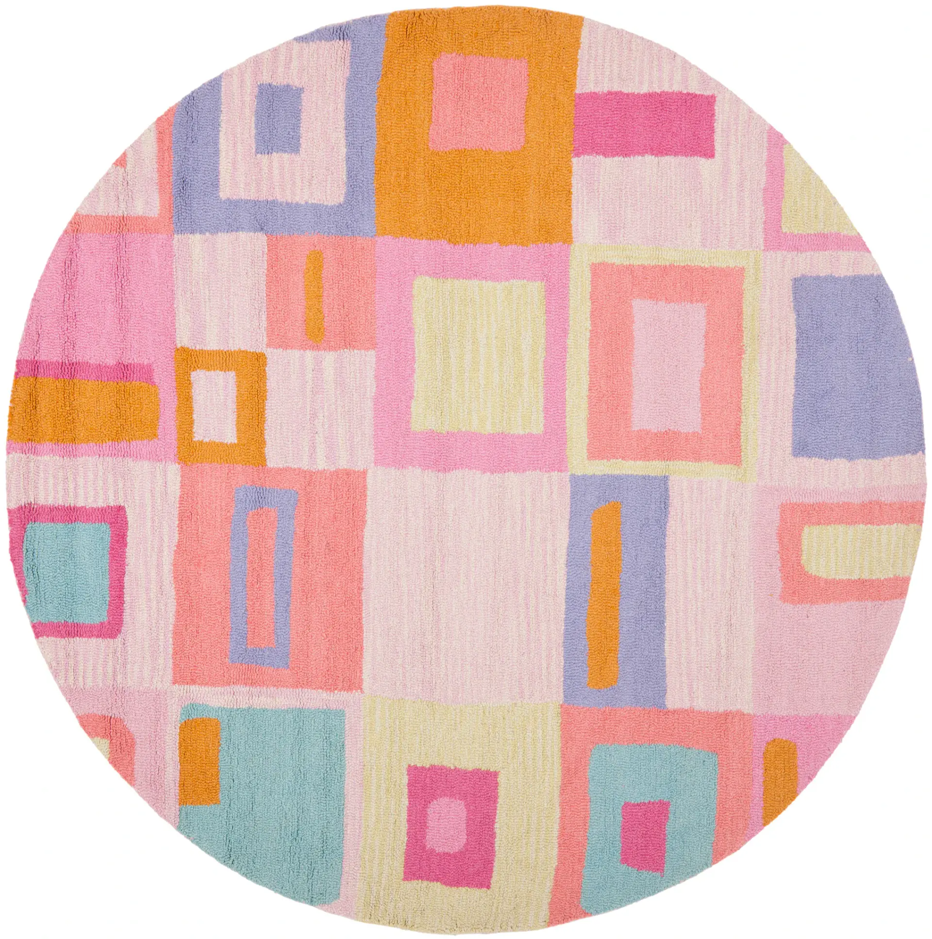 Safavieh Kids Block Patchwork Hand-Tufted Wool Rug