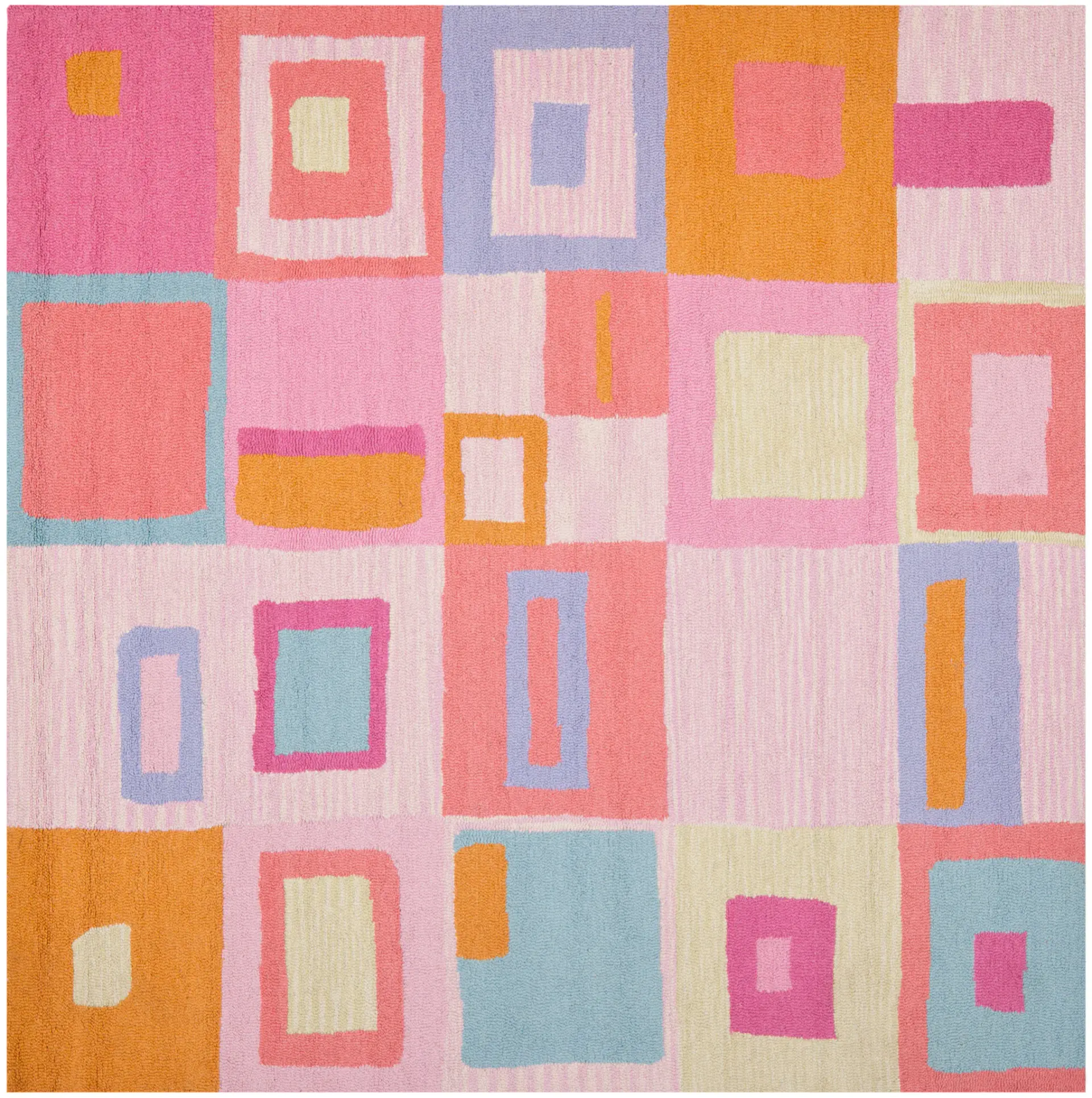 Safavieh Kids Block Patchwork Hand-Tufted Wool Rug