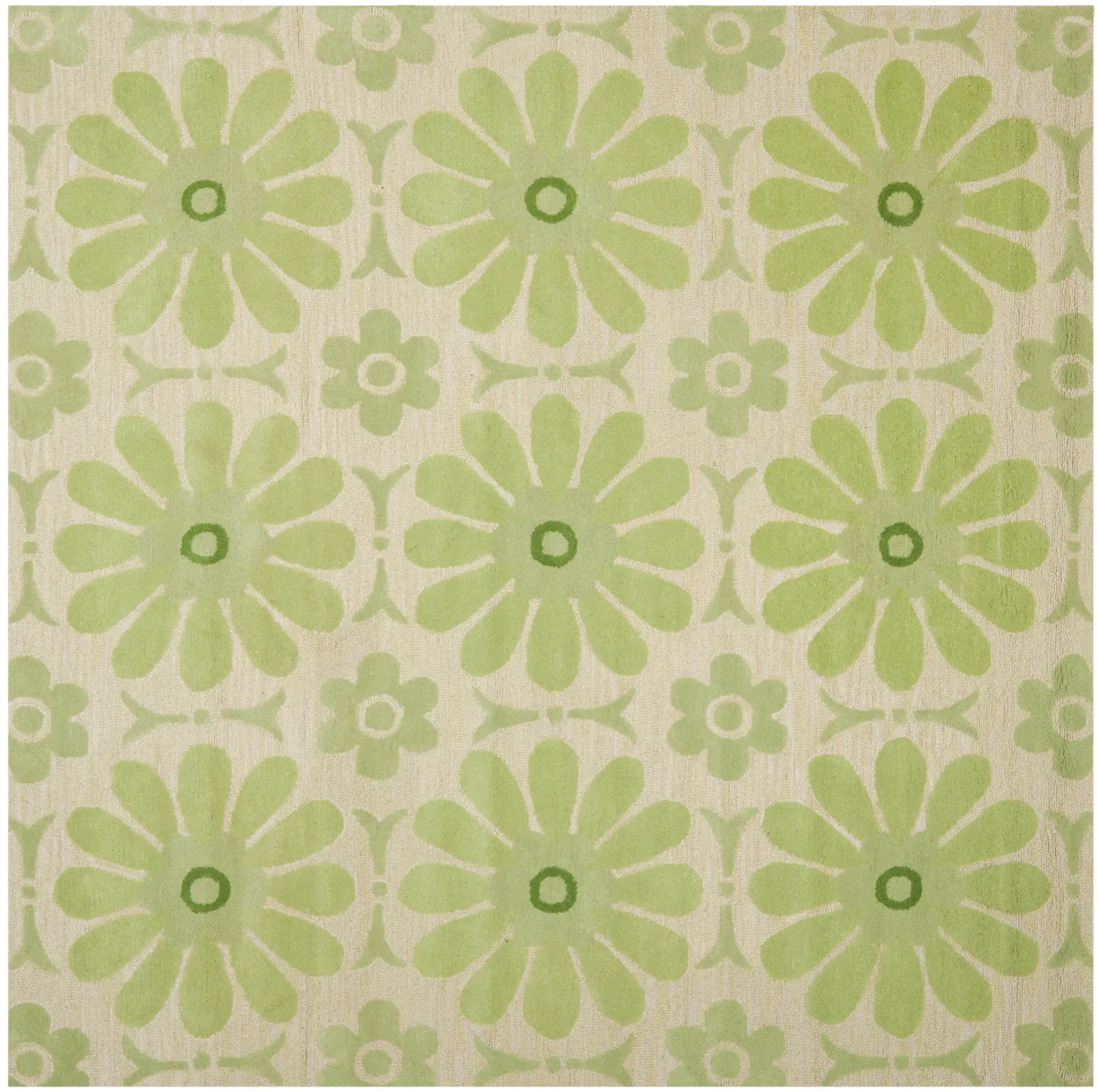 Safavieh Kids Daisy Grid Hand-Tufted Wool Rug