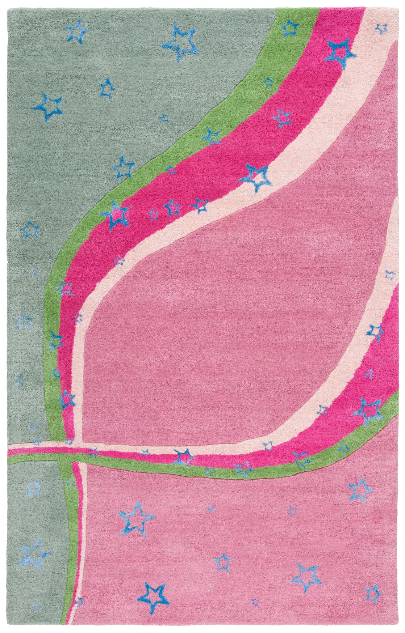 Safavieh Kids Star And Band Hand-Tufted Rug