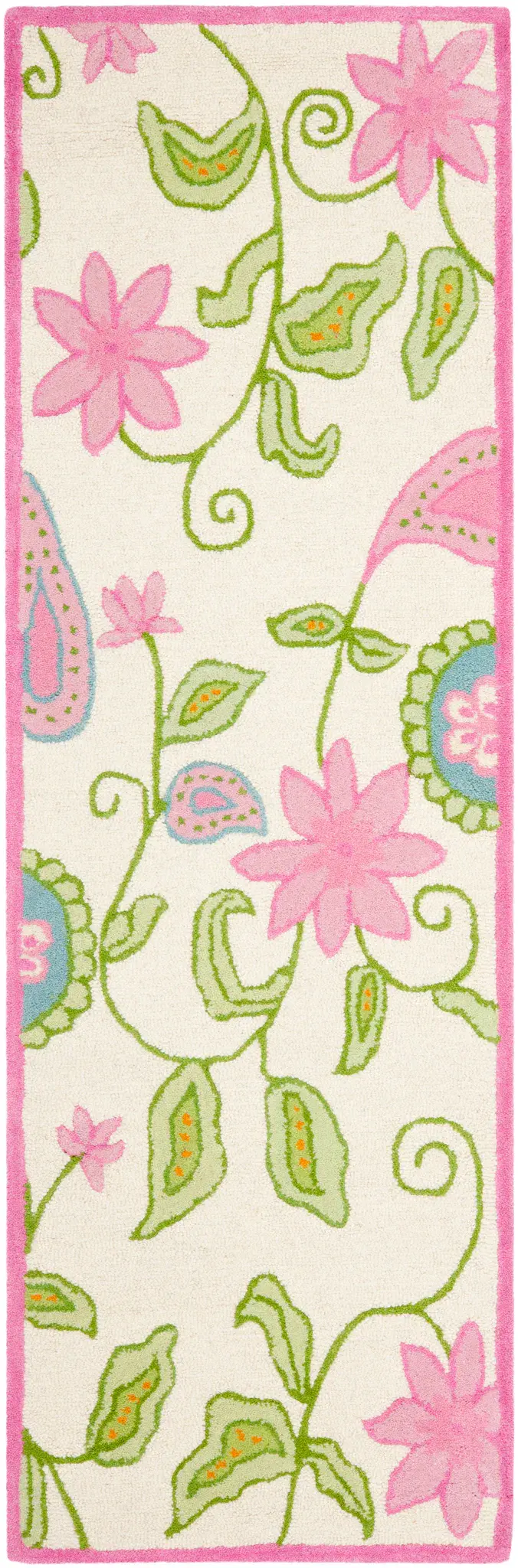 Safavieh Kids Floral Paisley Hand-Tufted Wool Rug