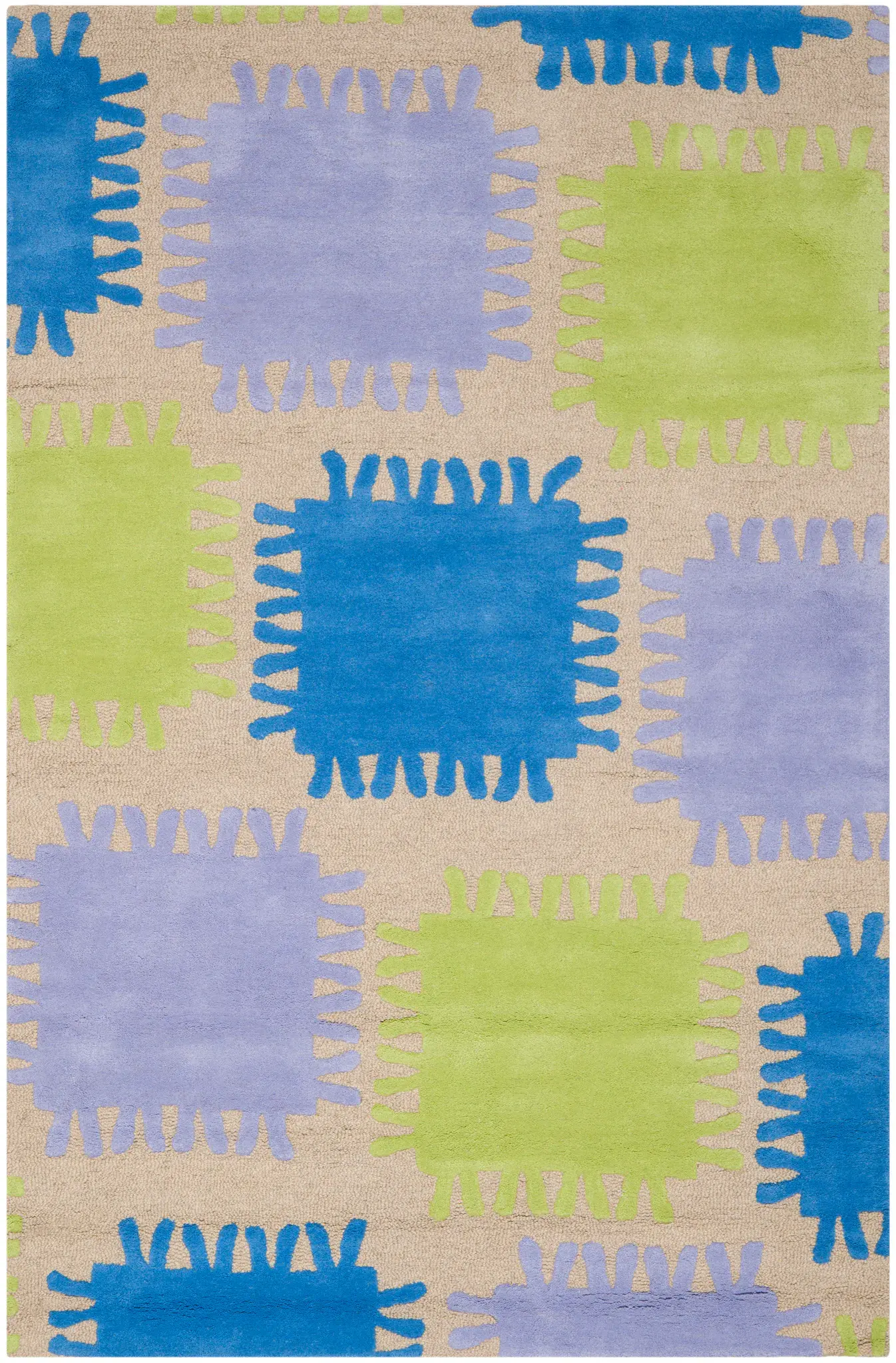 Safavieh Kids Fringed Square Hand-Tufted Rug