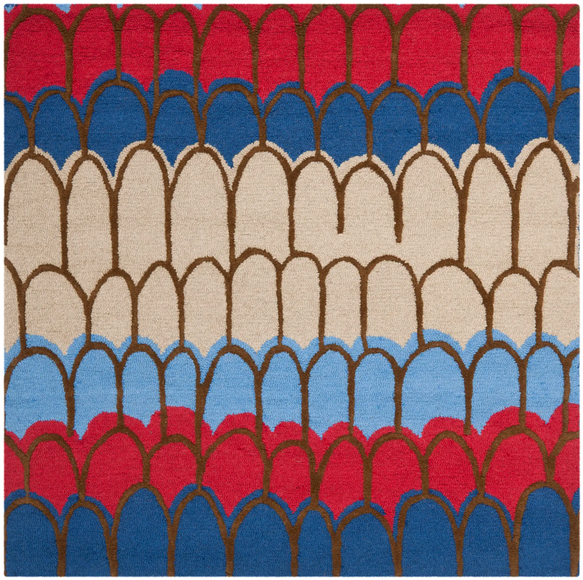Safavieh Kids Scalloped Hand-Tufted Rug