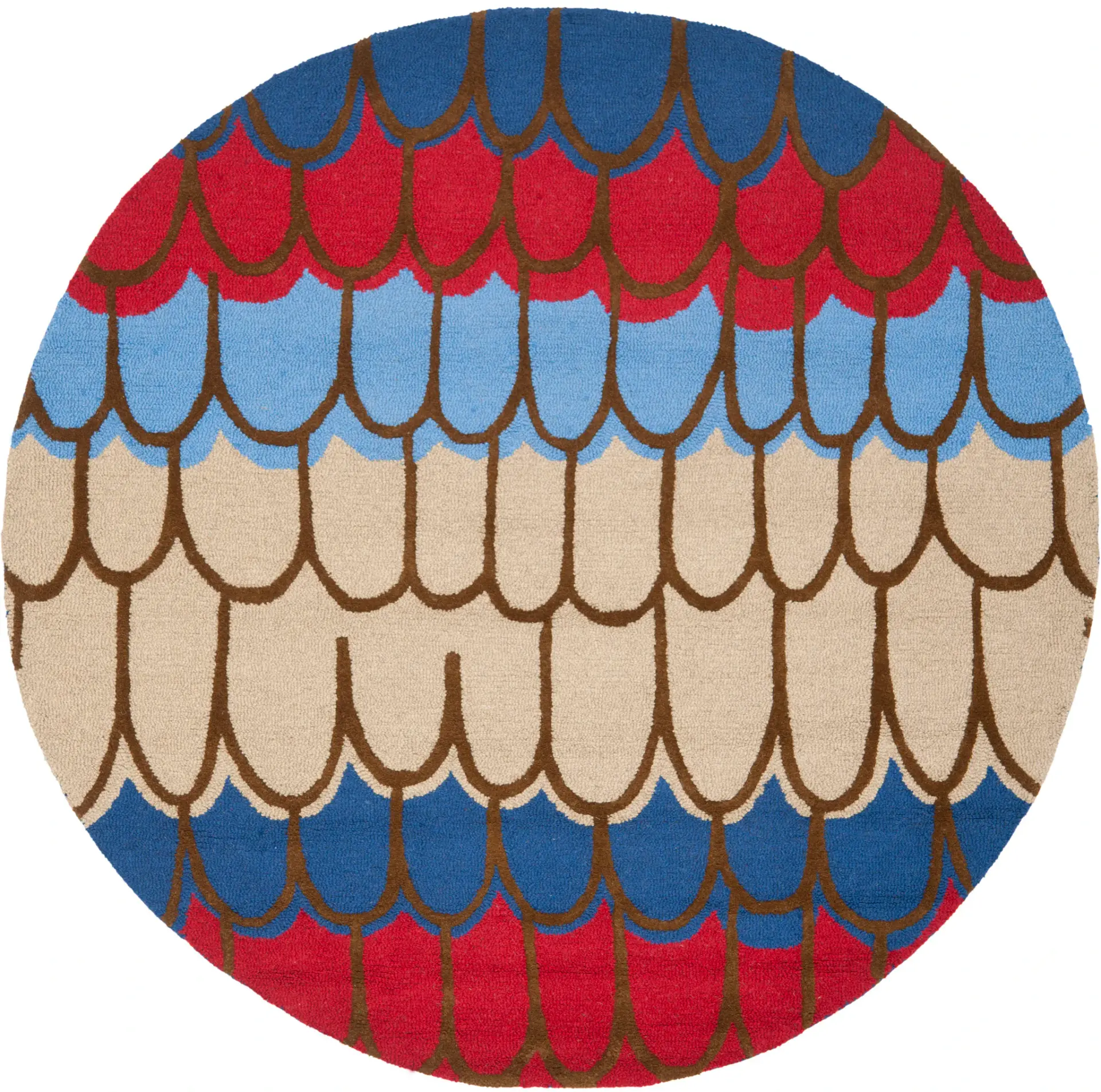 Safavieh Kids Scalloped Hand-Tufted Rug